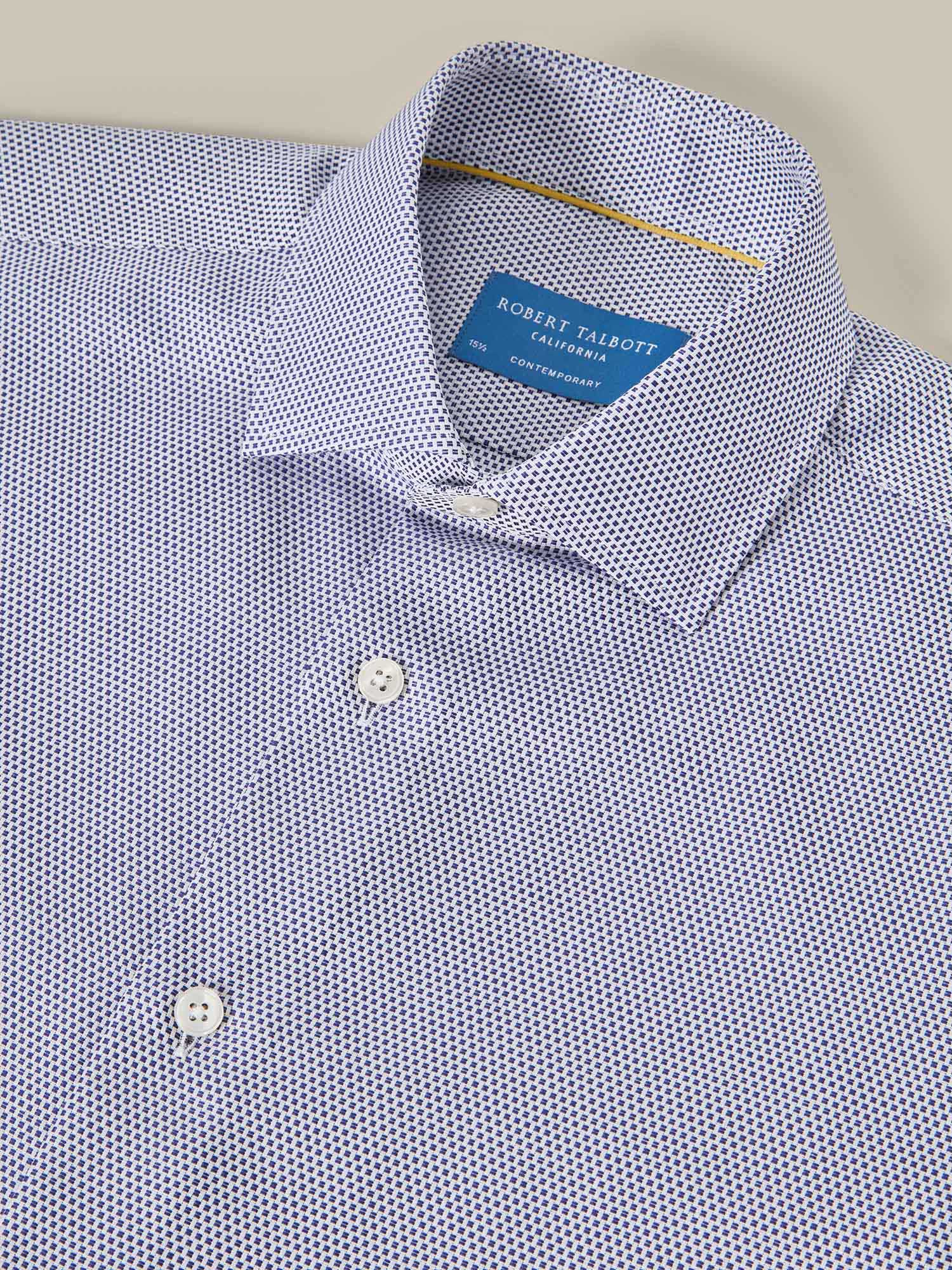 Reynolds Hopsack Shirt in Contemporary fit