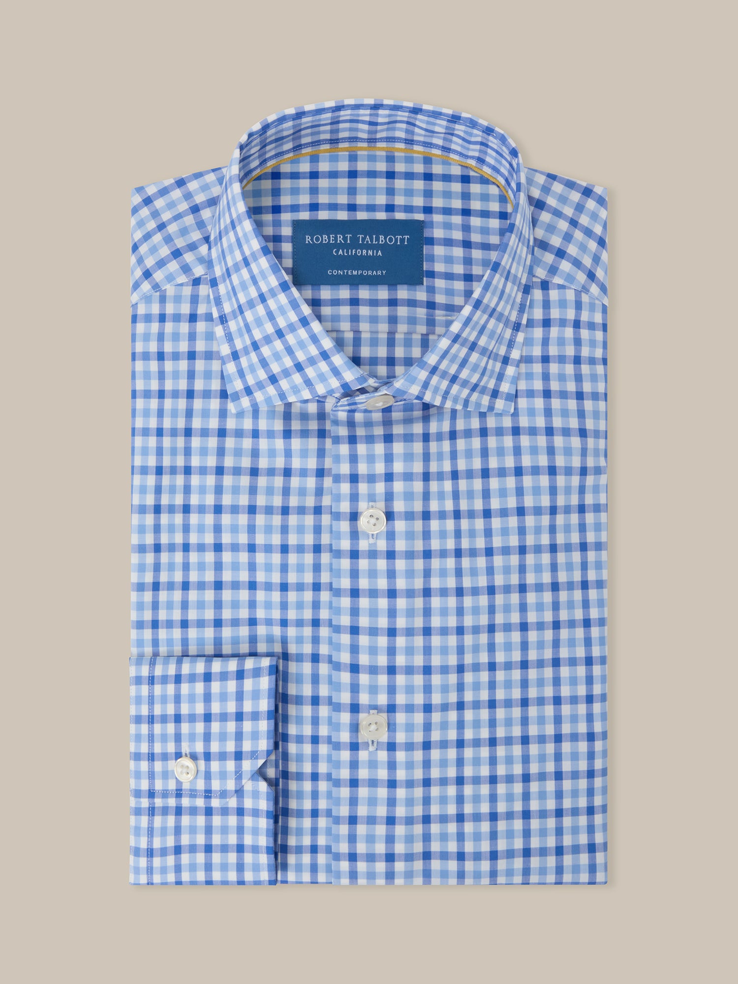 Reynolds Bold Check Shirt in Contemporary fit – Robert Talbott