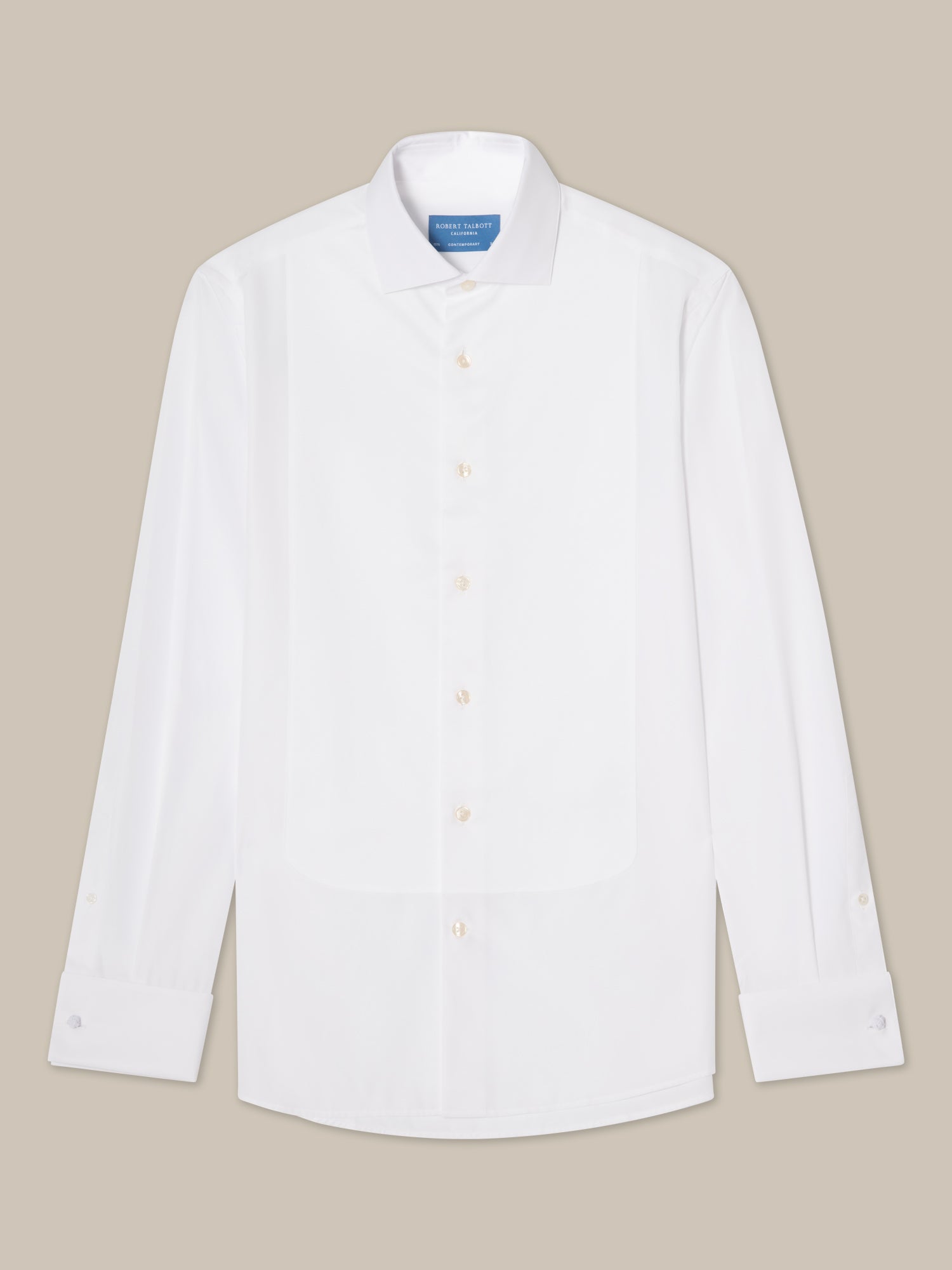 Reynolds Pique Bib Formal Shirt in Contemporary fit