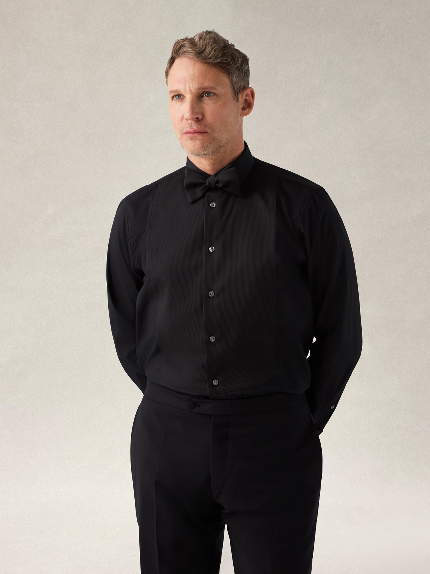 Reynolds Rib Bib Formal Shirt in Contemporary Fit