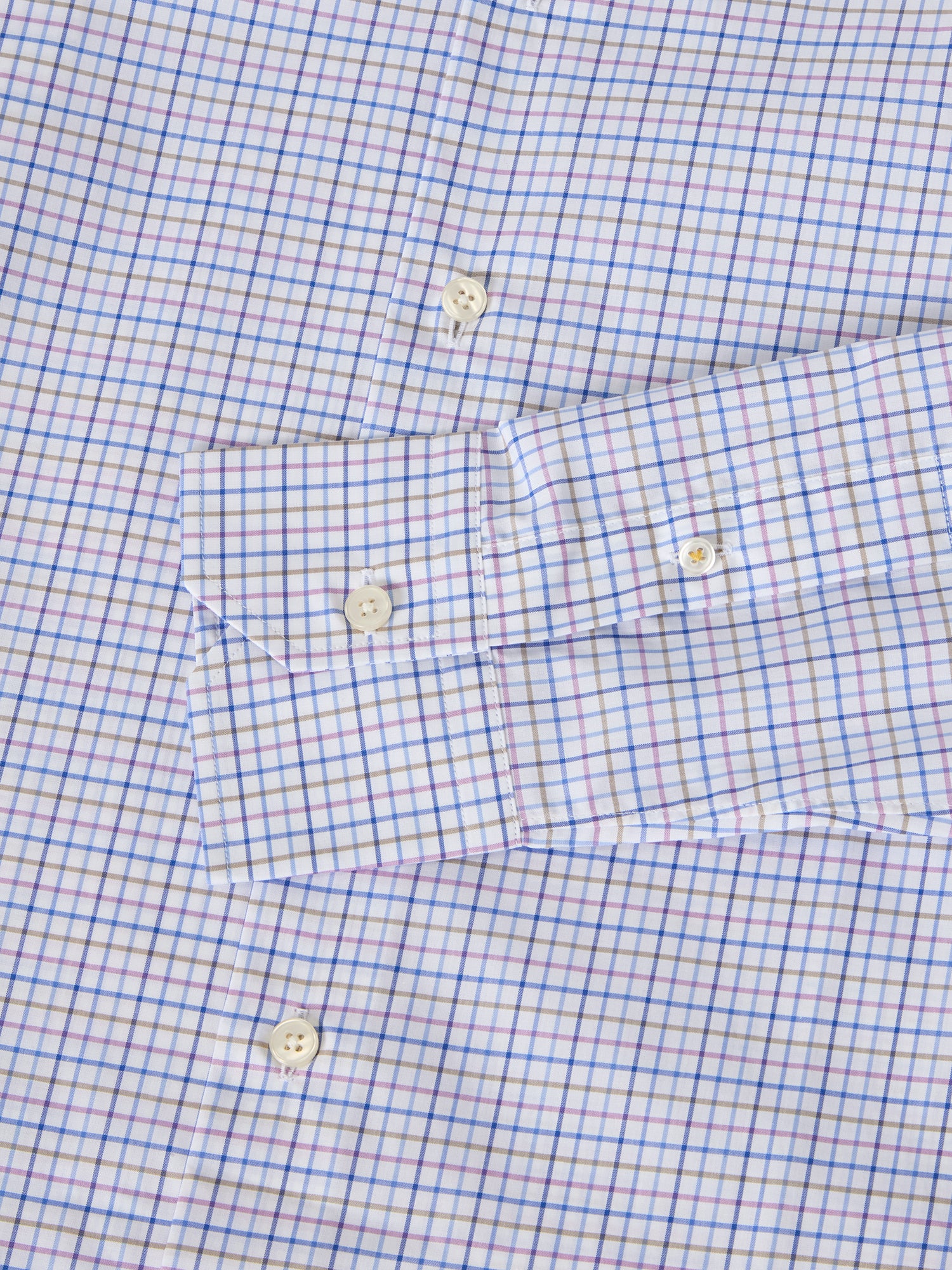Madison Check Light Weight Poplin Shirt in Contemporary fit