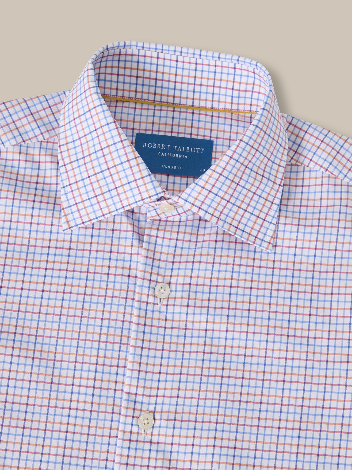 Madison Check Light Weight Poplin Shirt in Contemporary fit