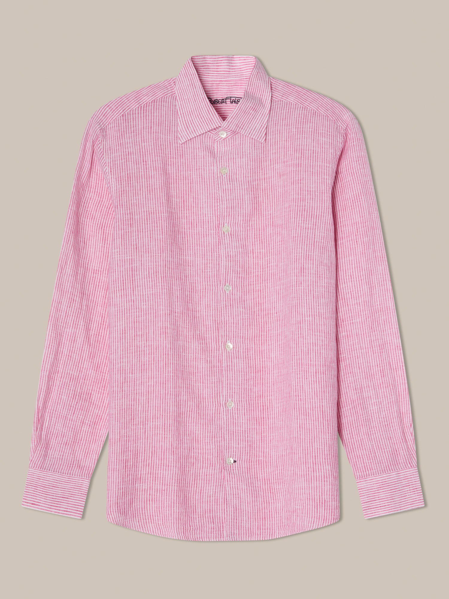Morgan Medium Stripe Linen Shirt