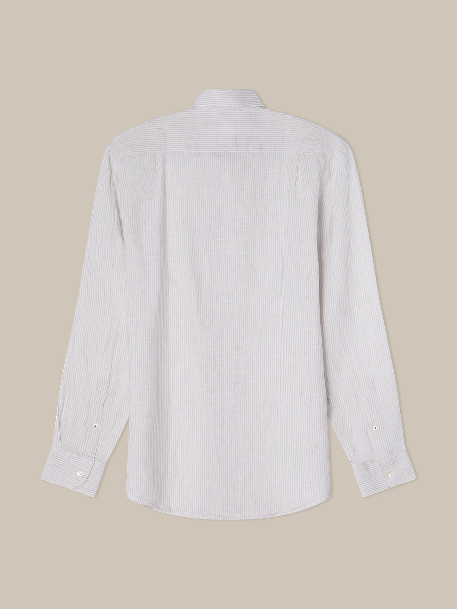 Morgan Medium Stripe Linen Shirt