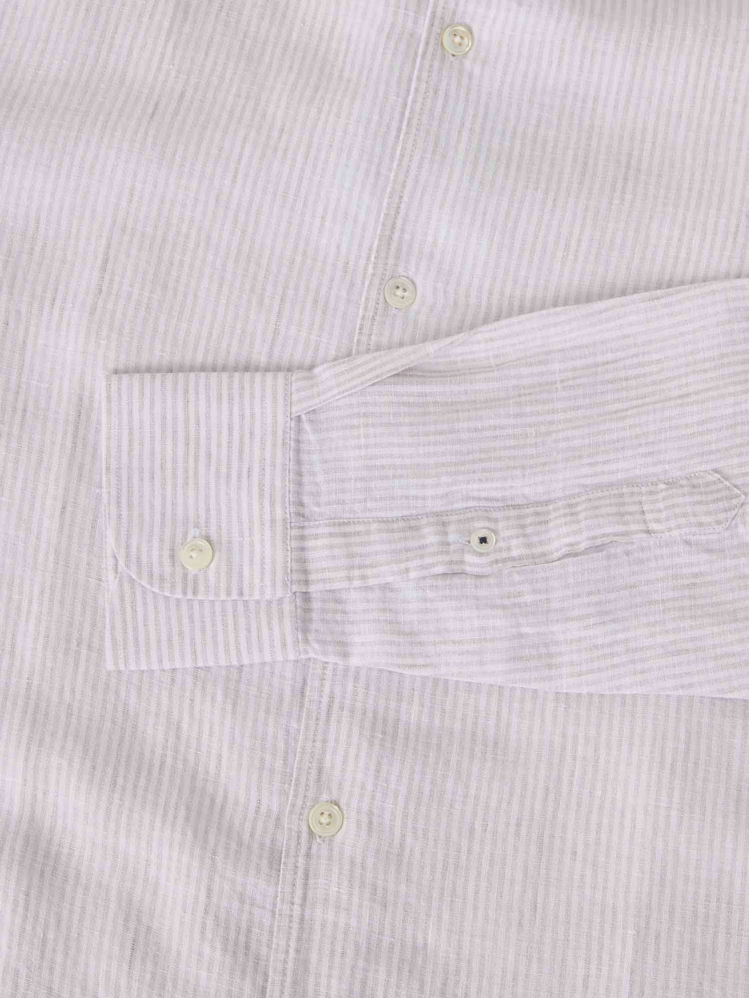 Morgan Medium Stripe Linen Shirt