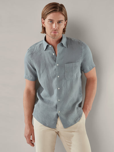 The Morgan Short Sleeve Linen Shirt