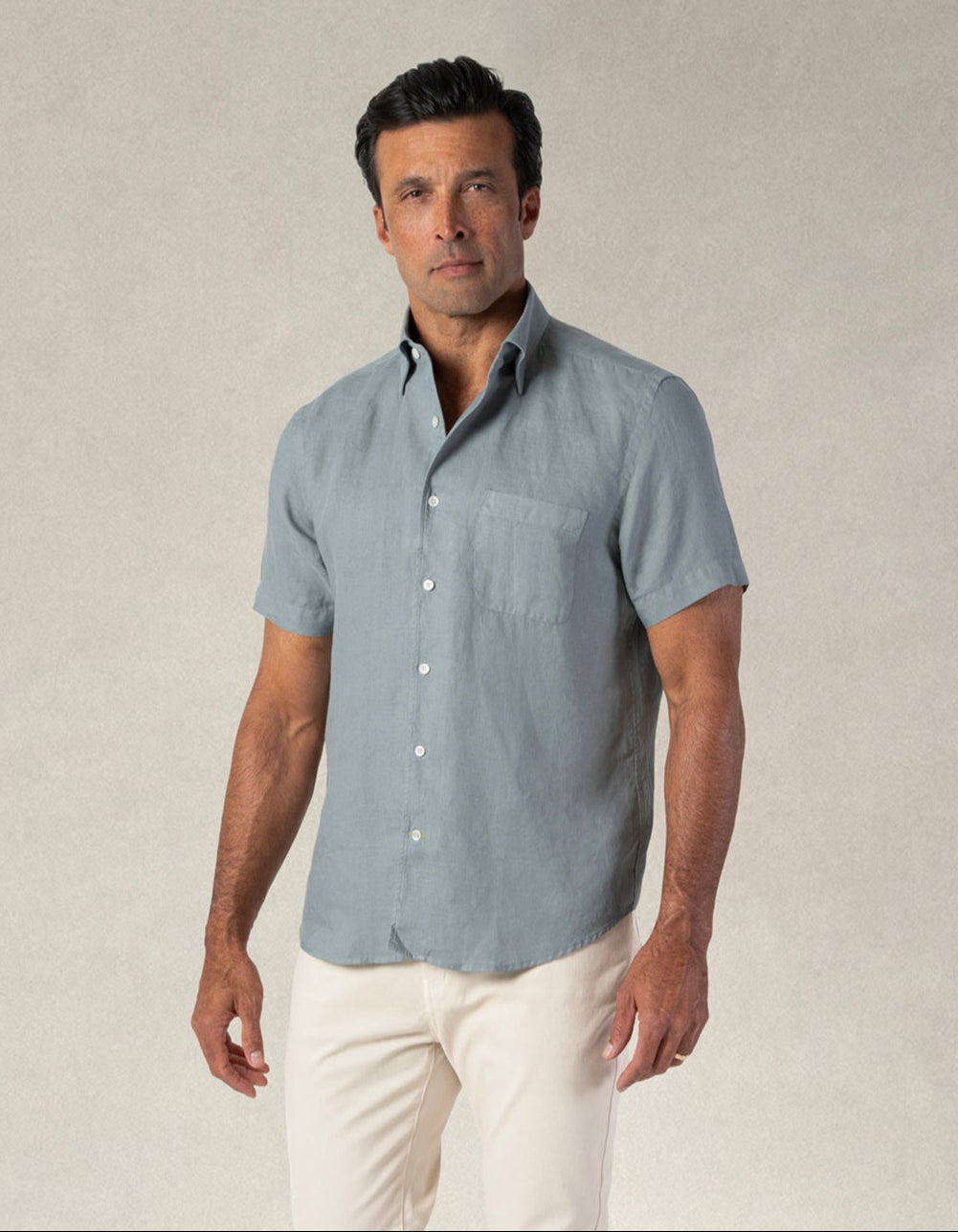 Morgan Short Sleeve Linen Shirt