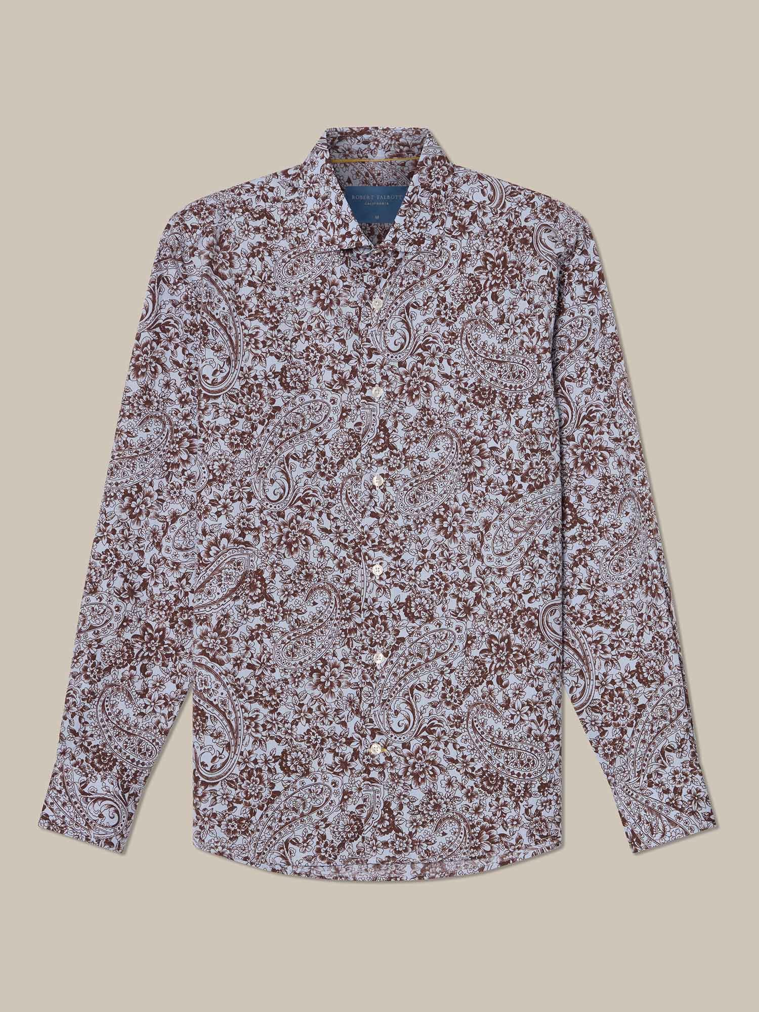 Reynolds Floral Paisley Print Shirt