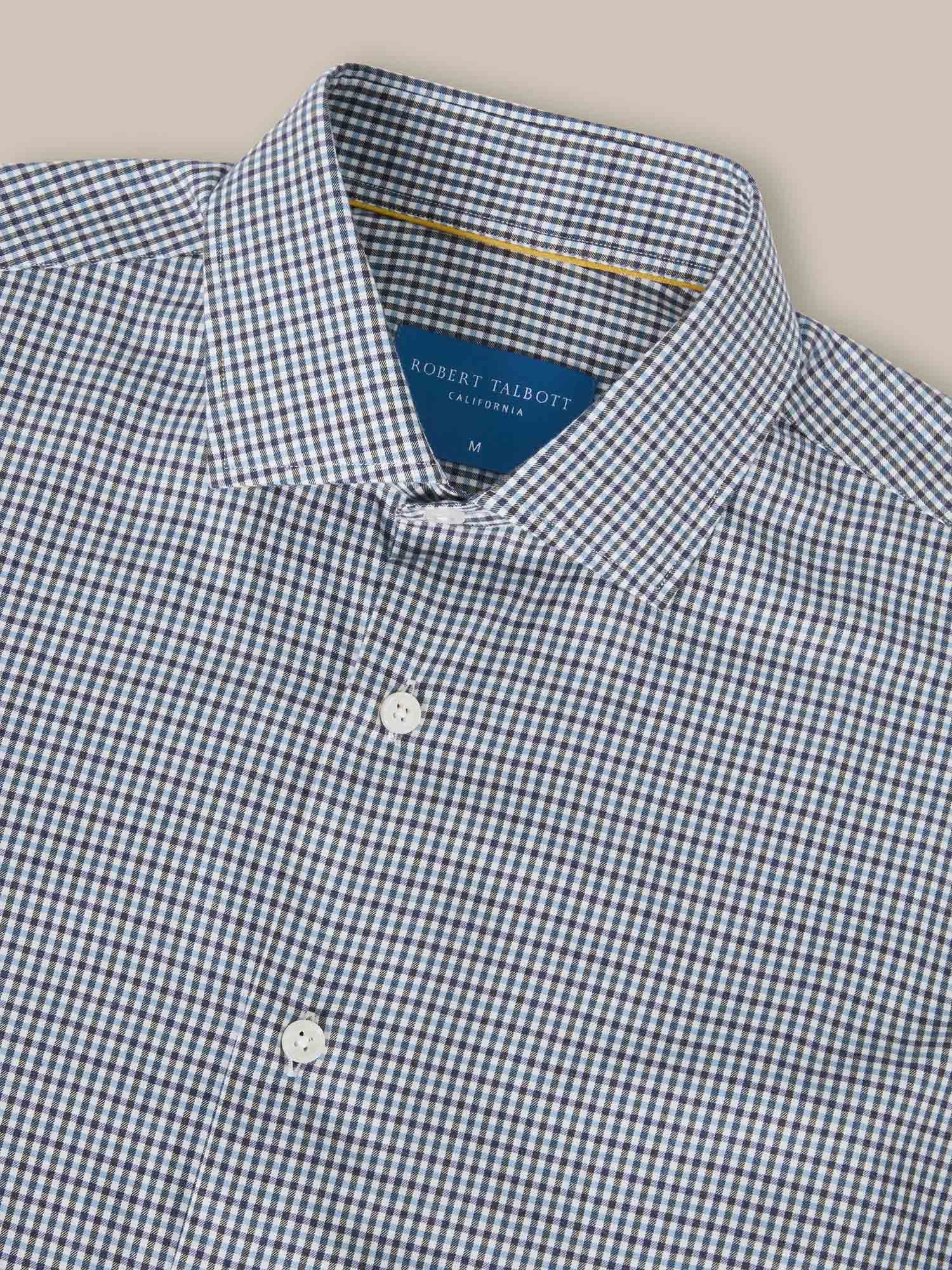 Reynolds Ultra Light Weight Brushed Check Shirt