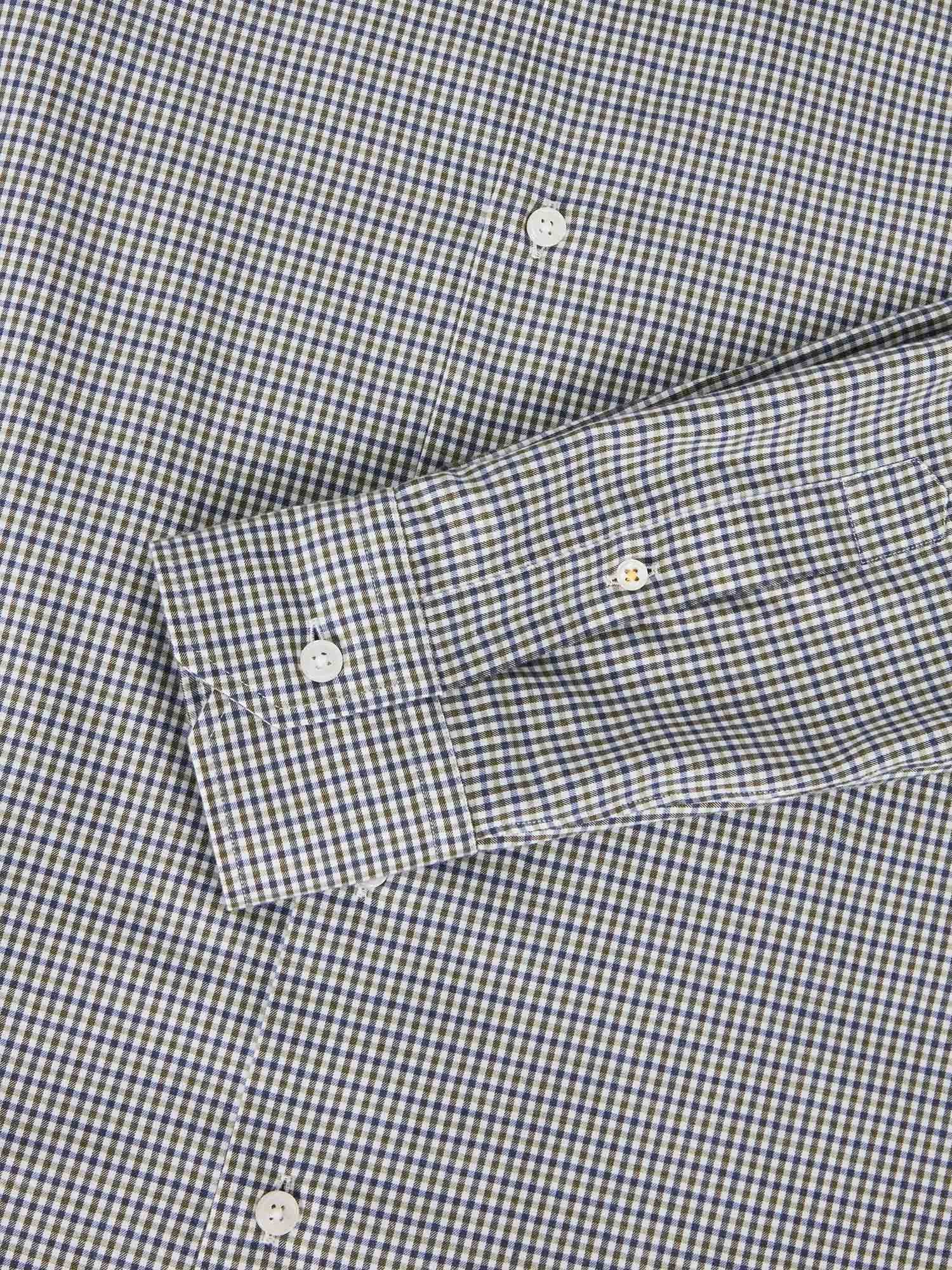 Reynolds Ultra Light Weight Brushed Check Shirt