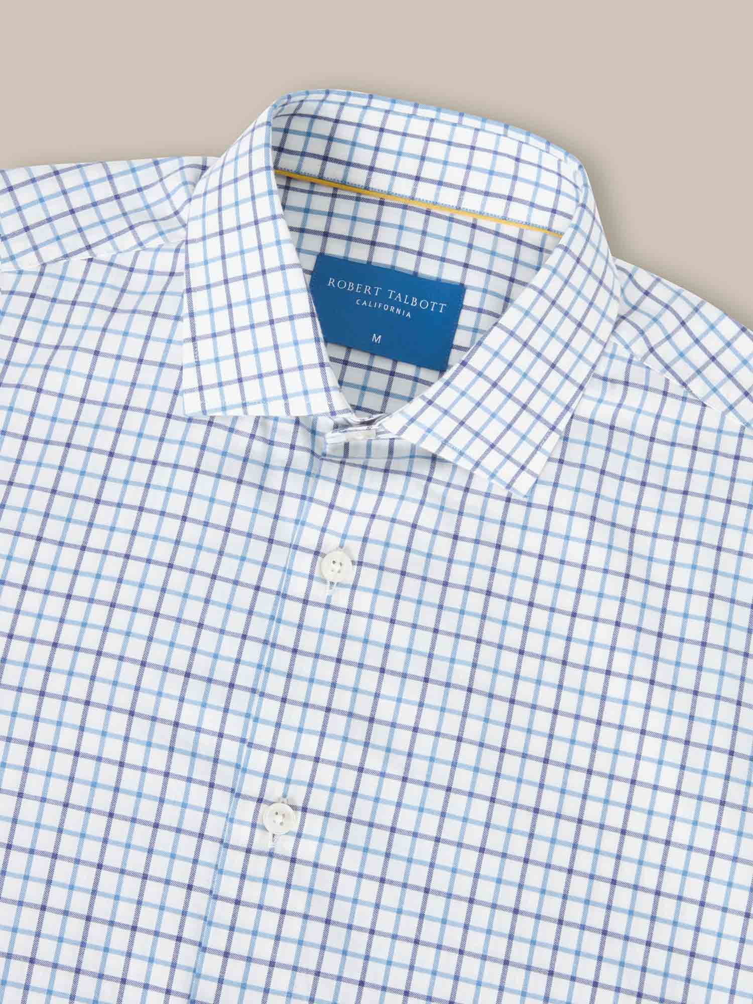 Reynolds Ultra Light Weight Brushed Tattersall Shirt