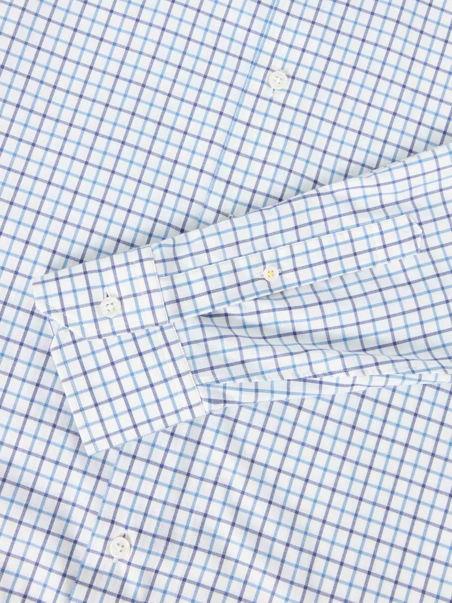 Reynolds Ultra Light Weight Brushed Tattersall Shirt
