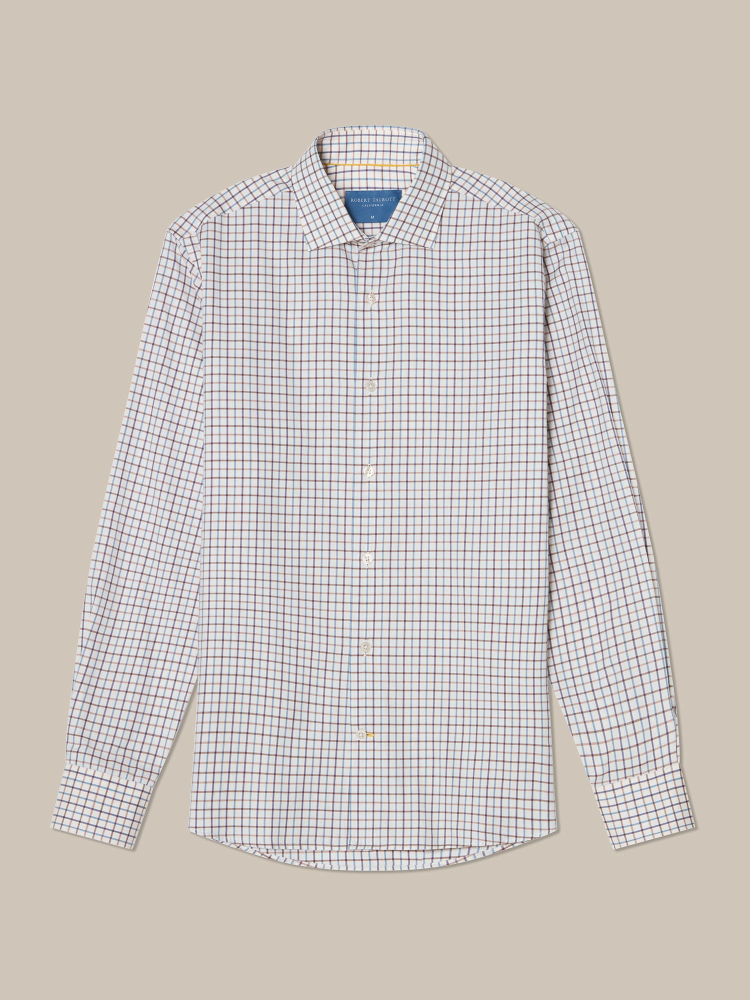 Reynolds Ultra Light Weight Brushed Tattersall Shirt image
