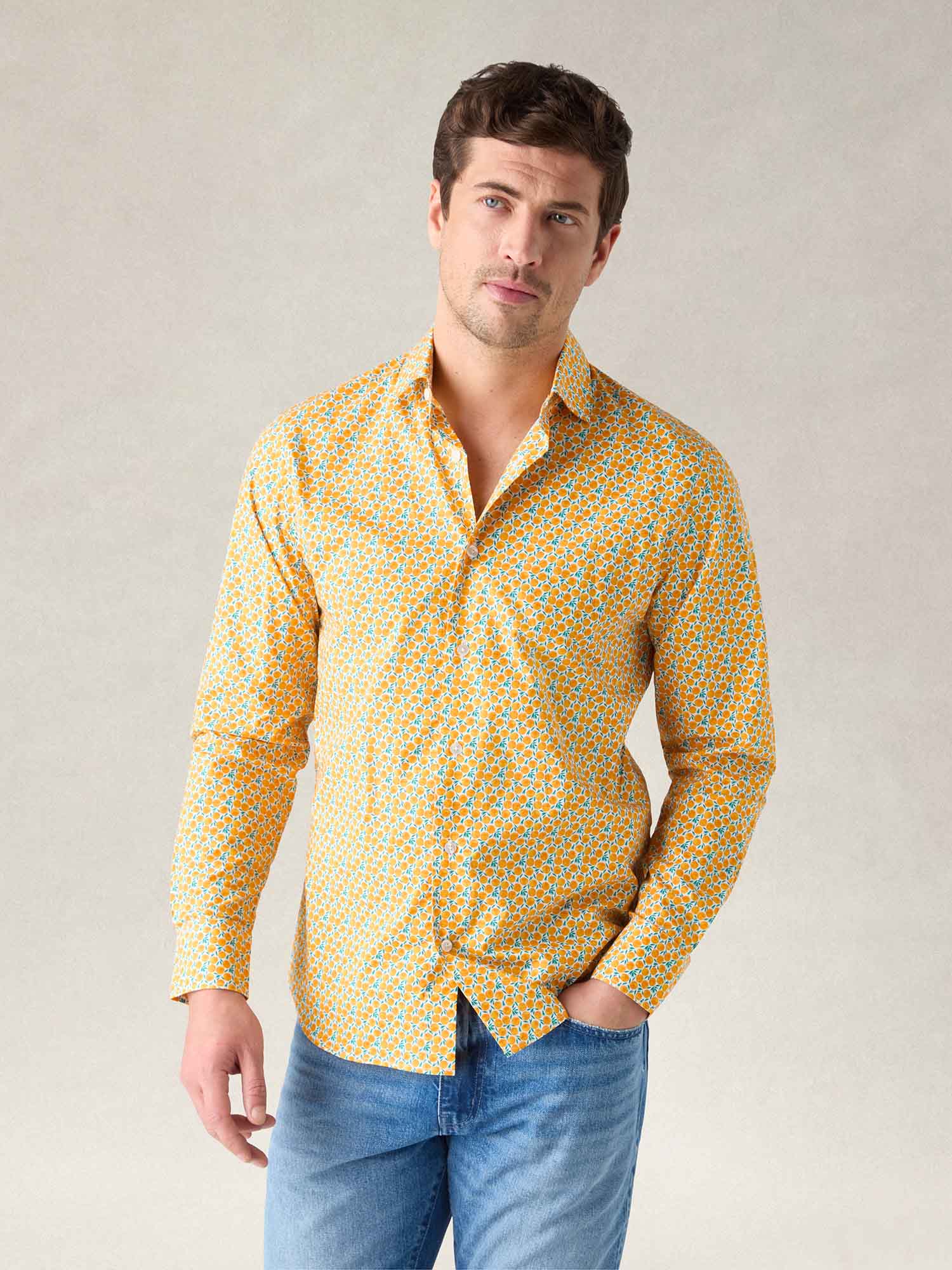 Reynolds Printed Oranges Shirt