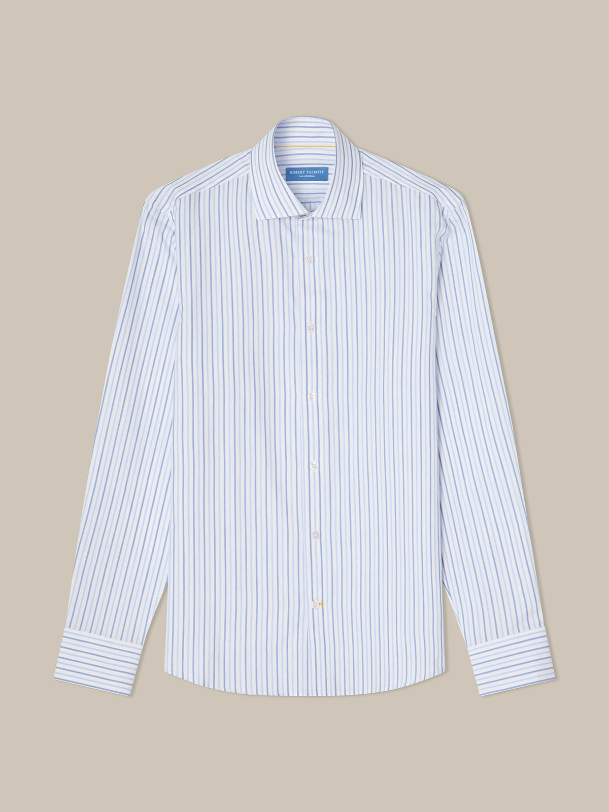 Reynolds Ultra Light Weight Brushed Stripe Shirt