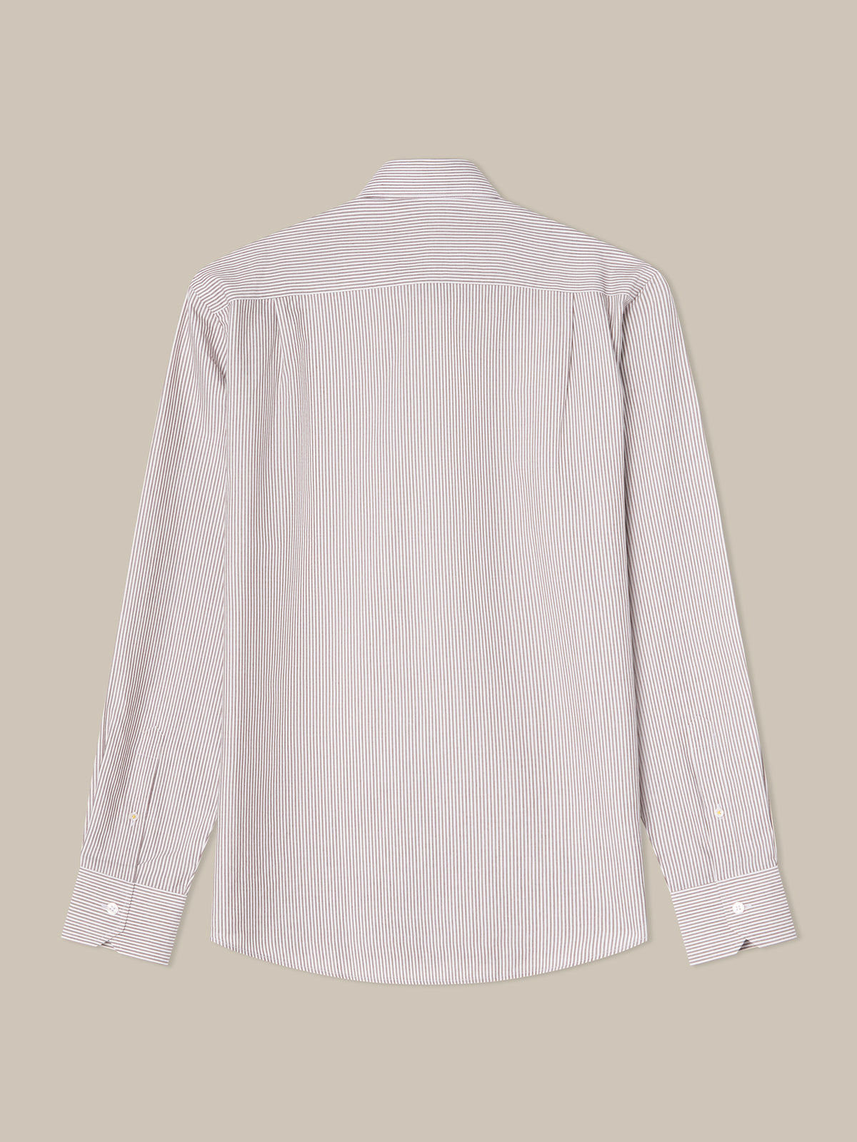 Reynolds Ultra Light Weight Brushed Fine Stripe Shirt