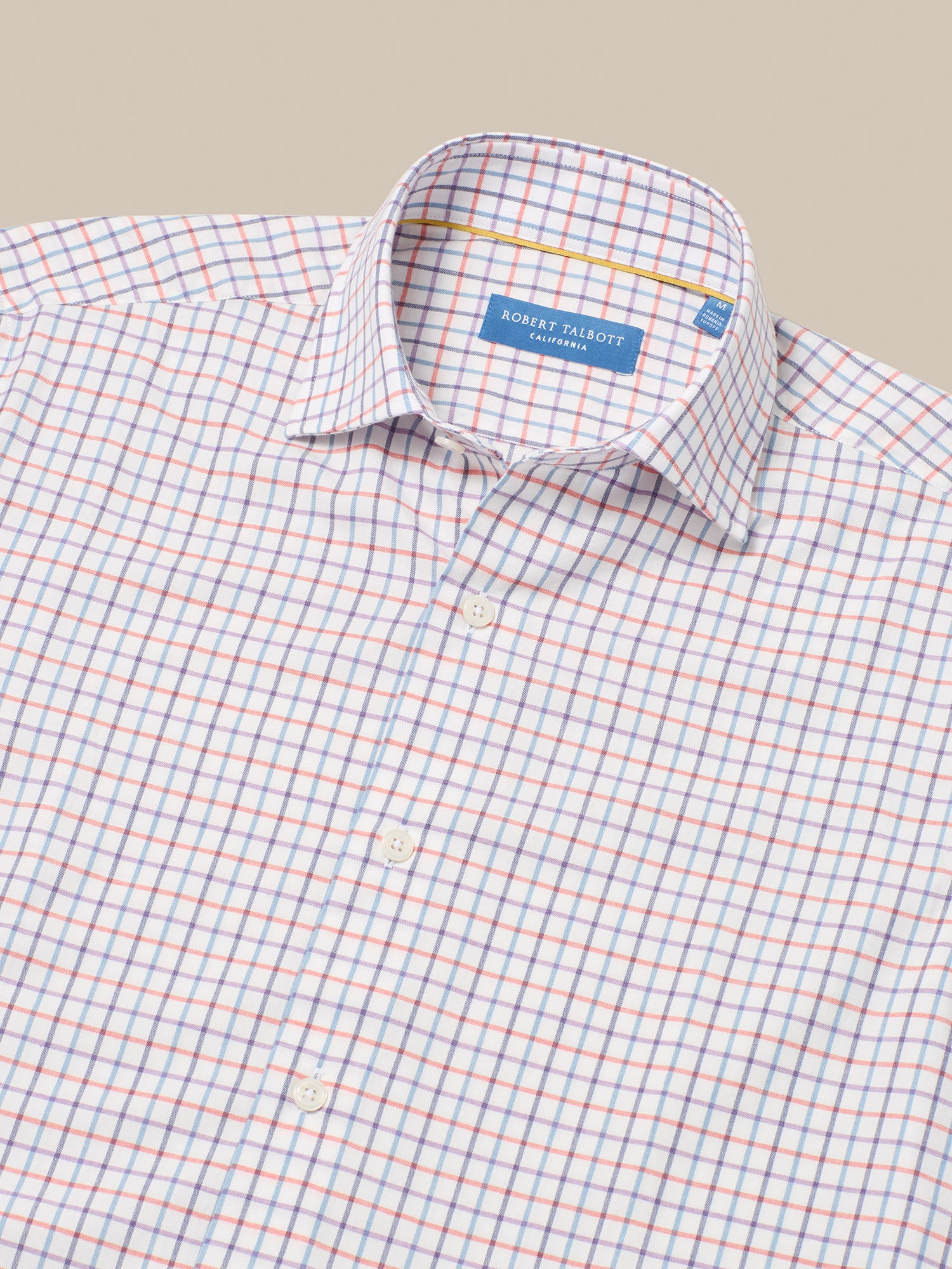Reynolds Ultra Light Weight Brushed Tattersall Shirt
