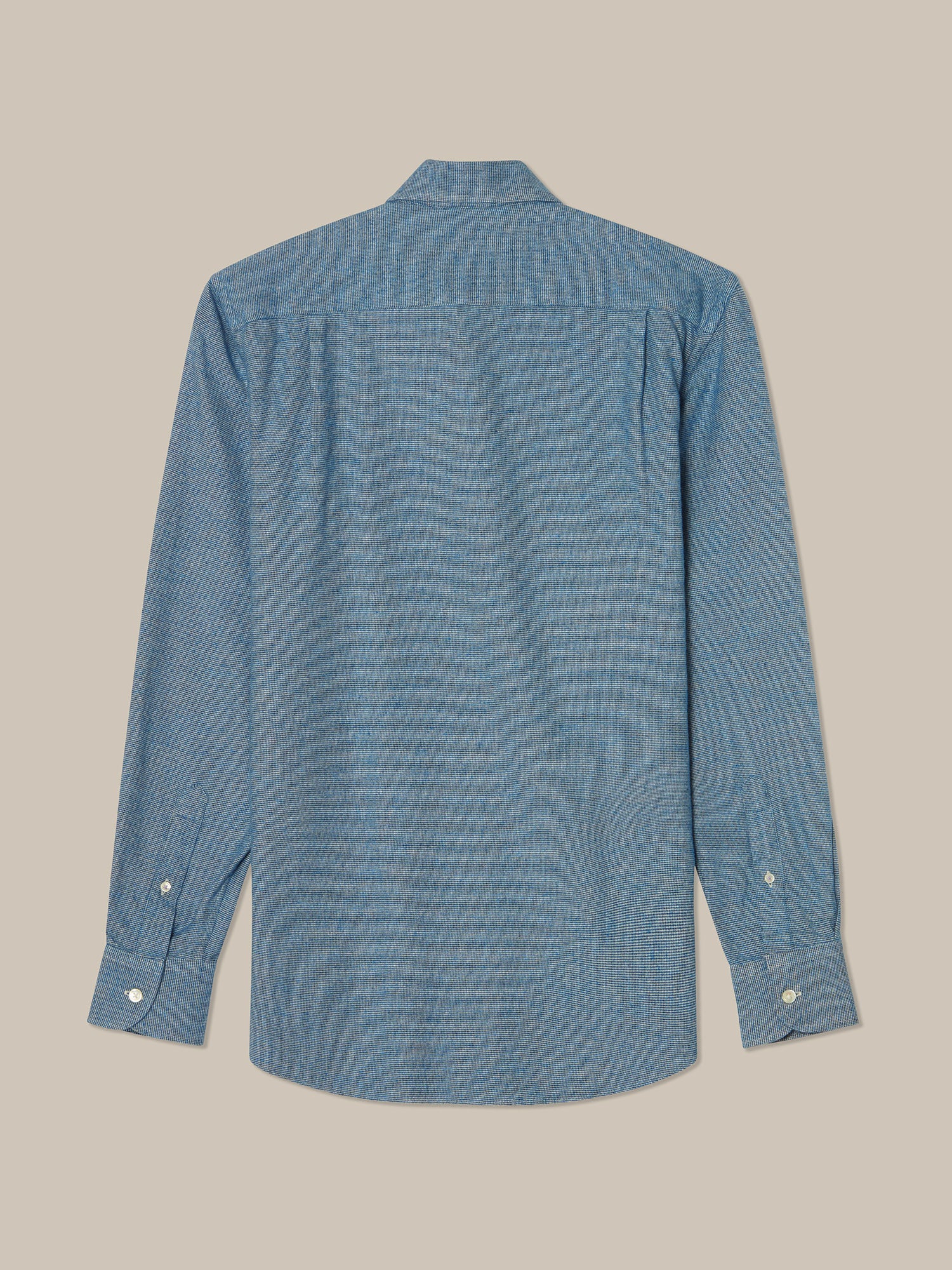 Morgan Workshirt Luxe Flannel Micro Check Shirt