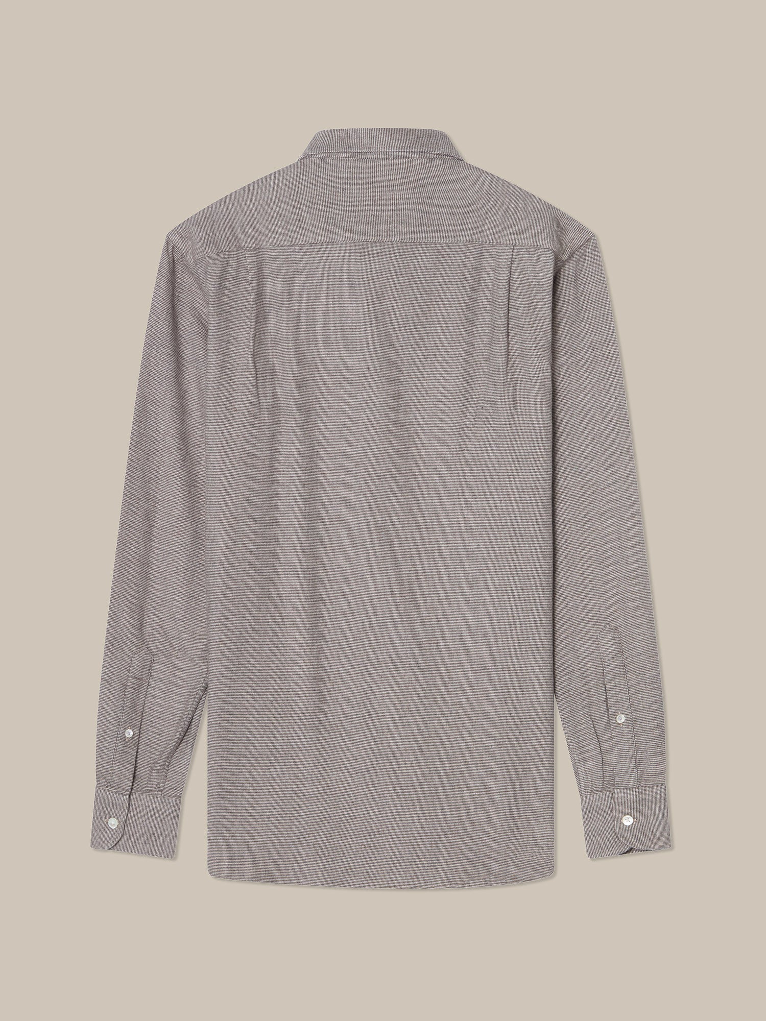 Morgan Workshirt Luxe Flannel Micro Check Shirt