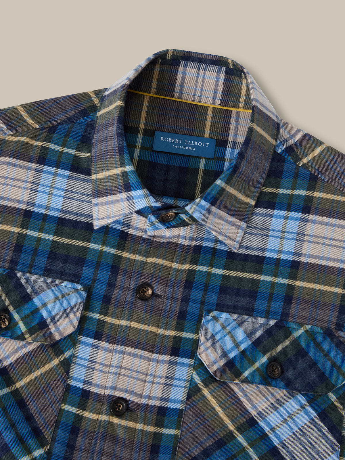 Bradley Luxe Flannel Plaid Shirt Jacket