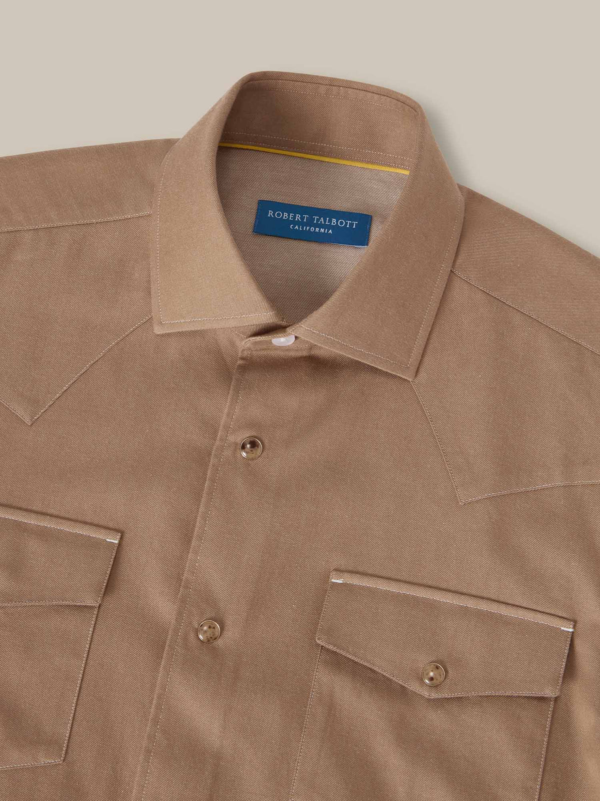 McQueen Cashmere Blend Western Shirt