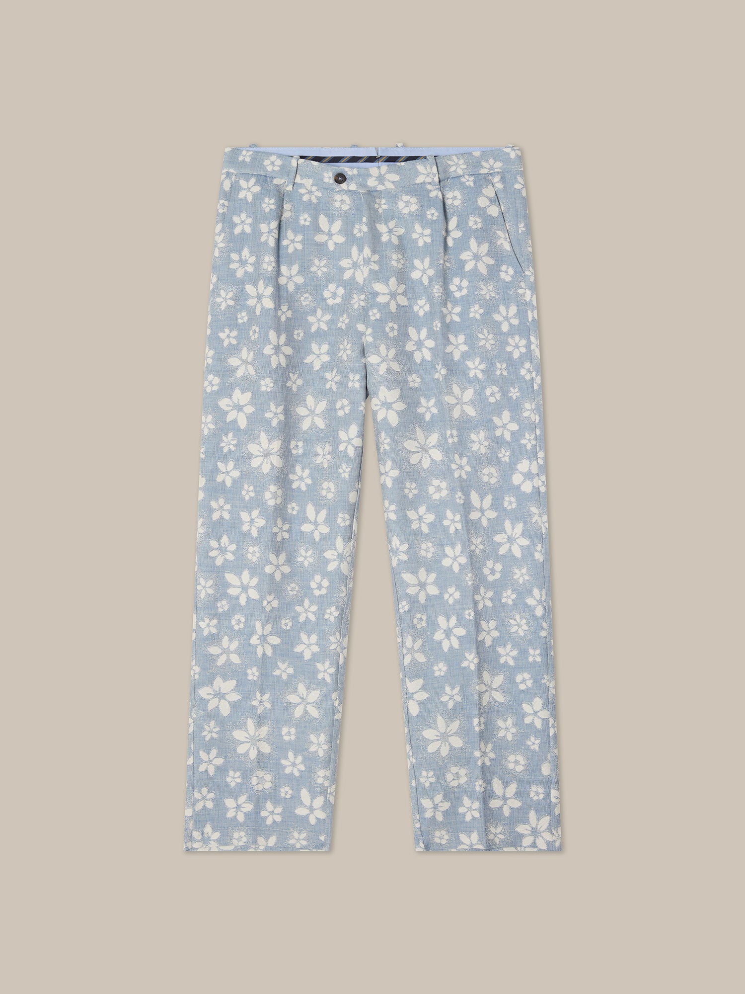 Aston Cotton Wool Floral Chino Pant
