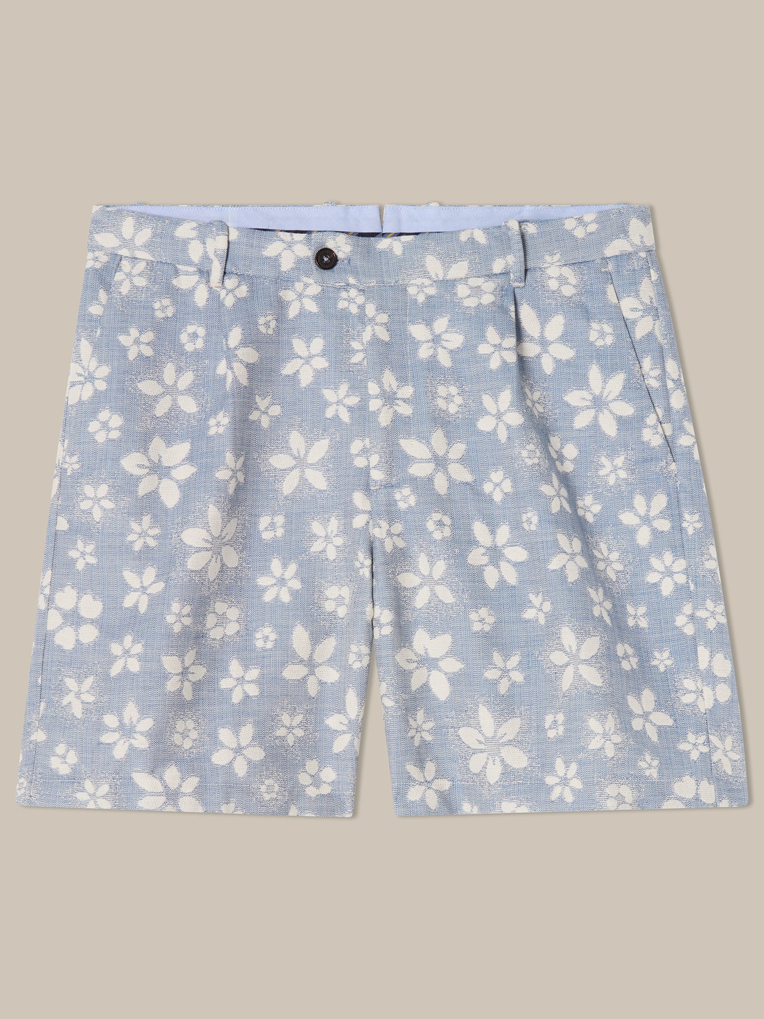 Aston Cotton Wool Floral Chino Short