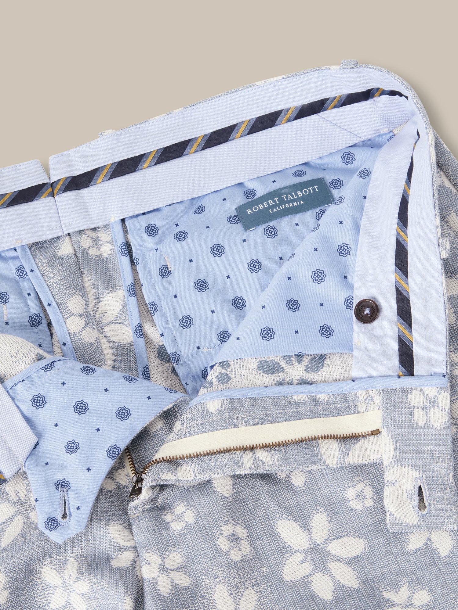 Aston Cotton Wool Floral Chino Short