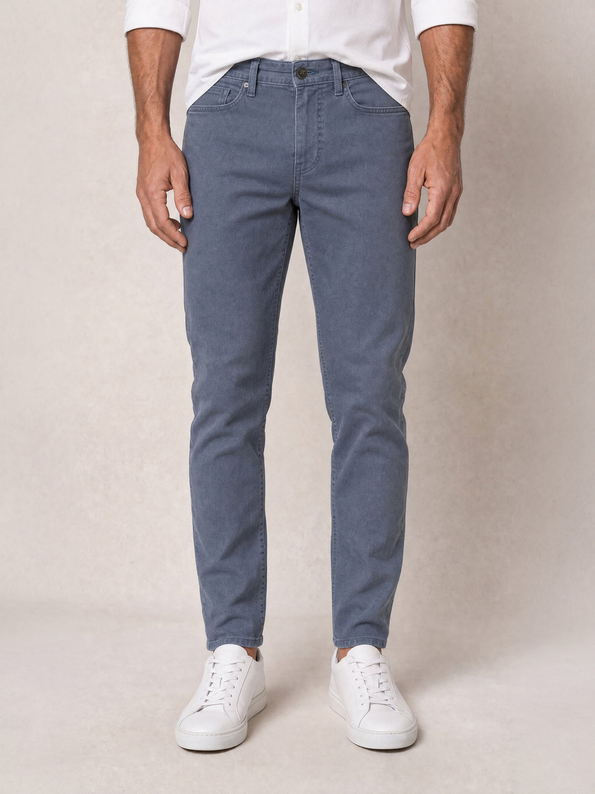 Fernando Comfort Stretch Linen Blend 5 Pocket