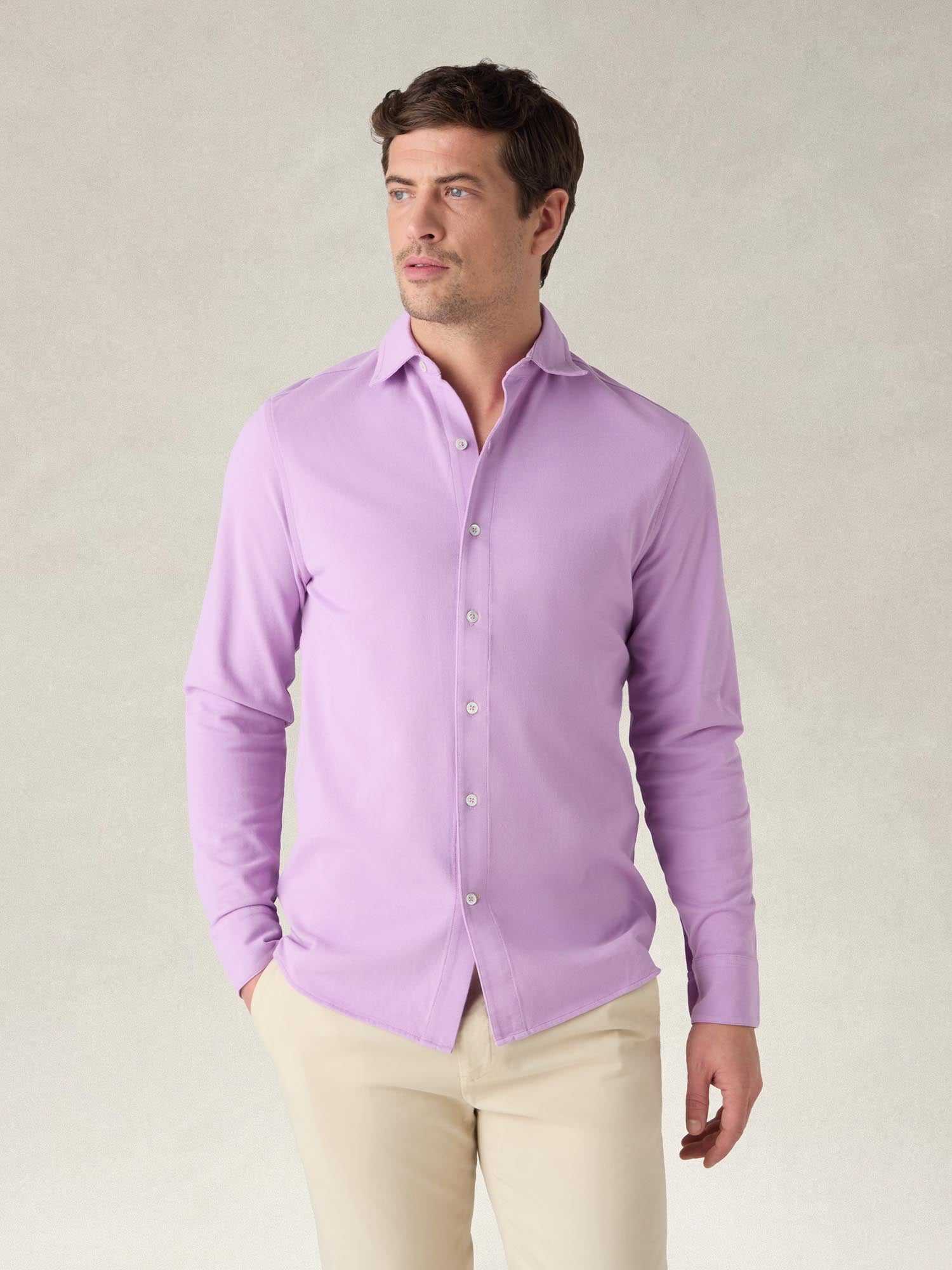 Foster Long Sleeve Knit Shirt