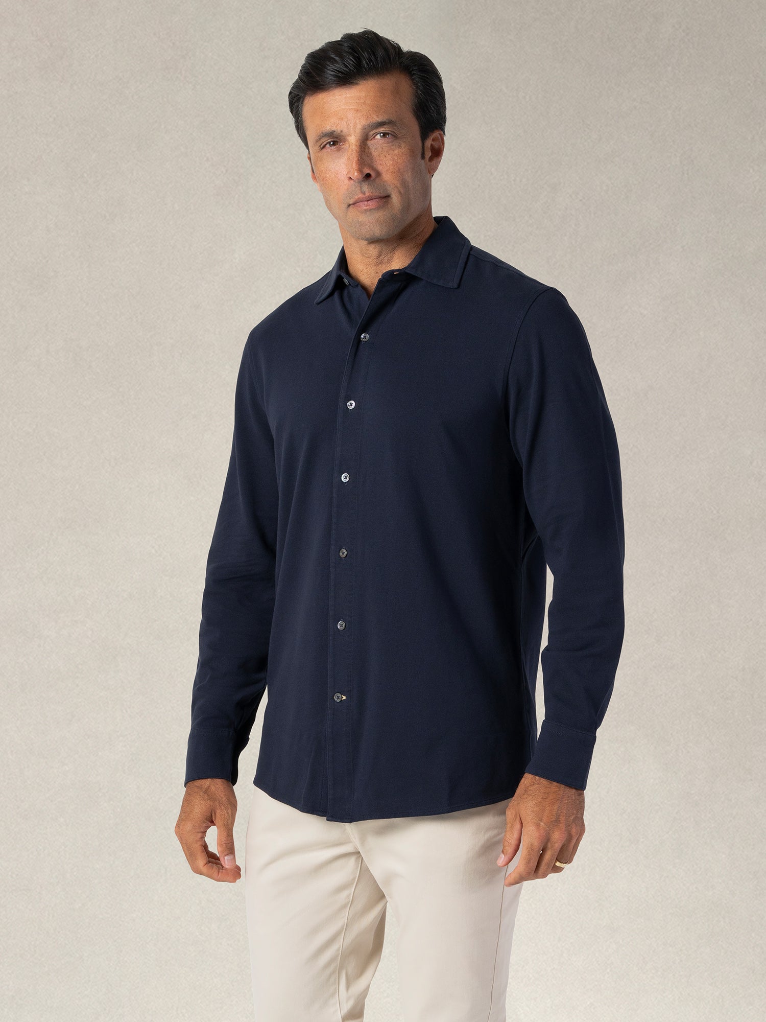 Foster Long Sleeve Knit Shirt