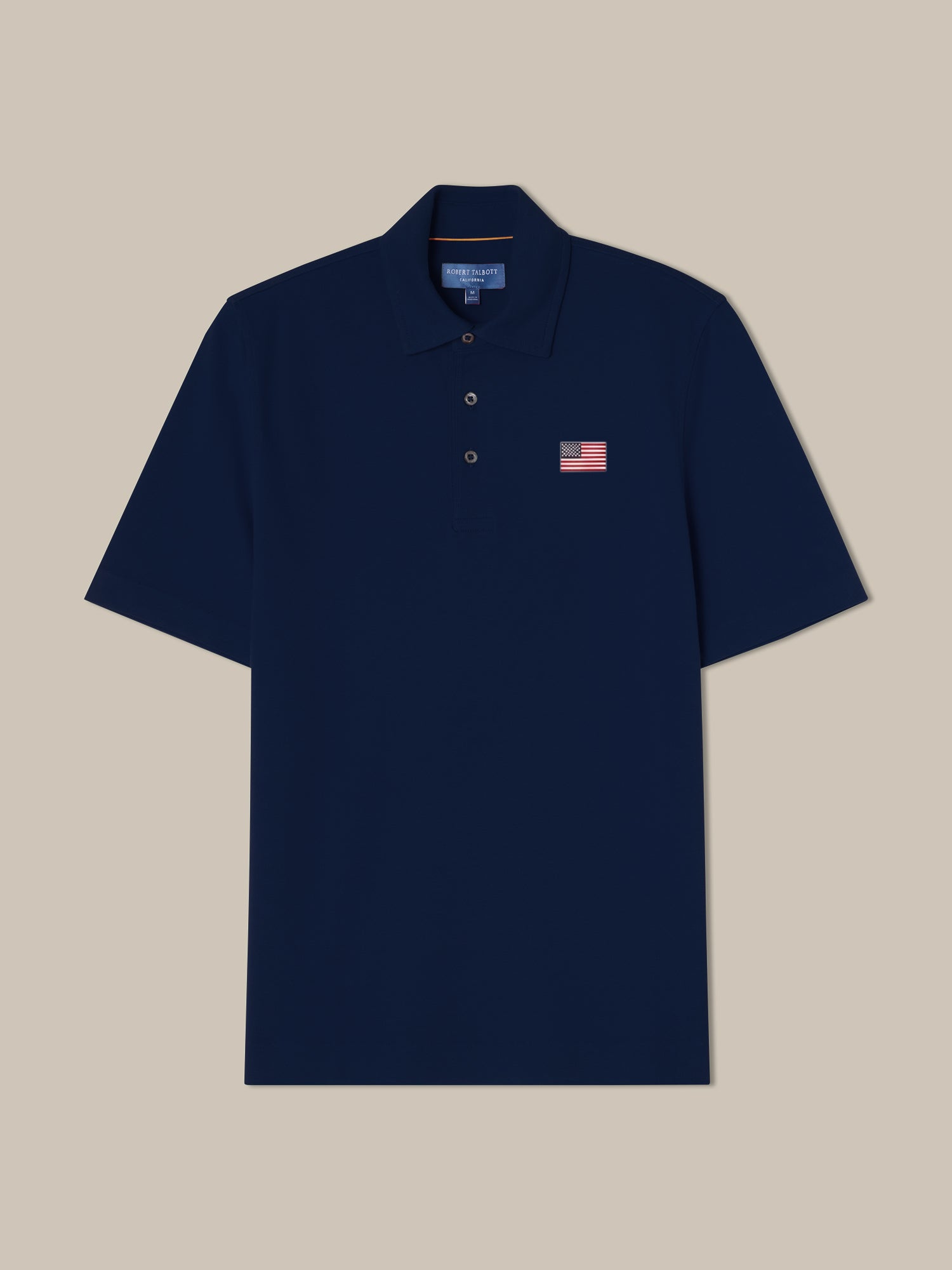 USA Flag Short Sleeve Polo