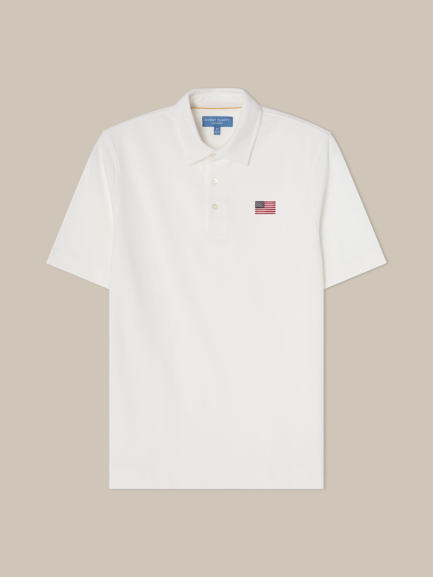 USA Flag Short Sleeve Polo