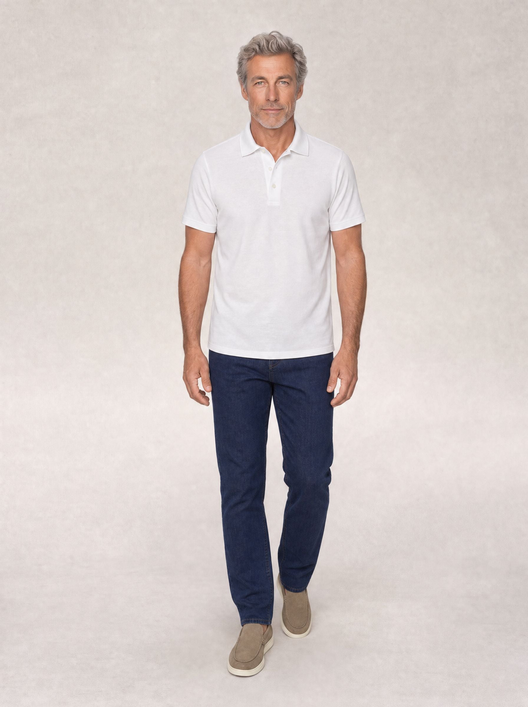 Taylor Pique Linen Polo