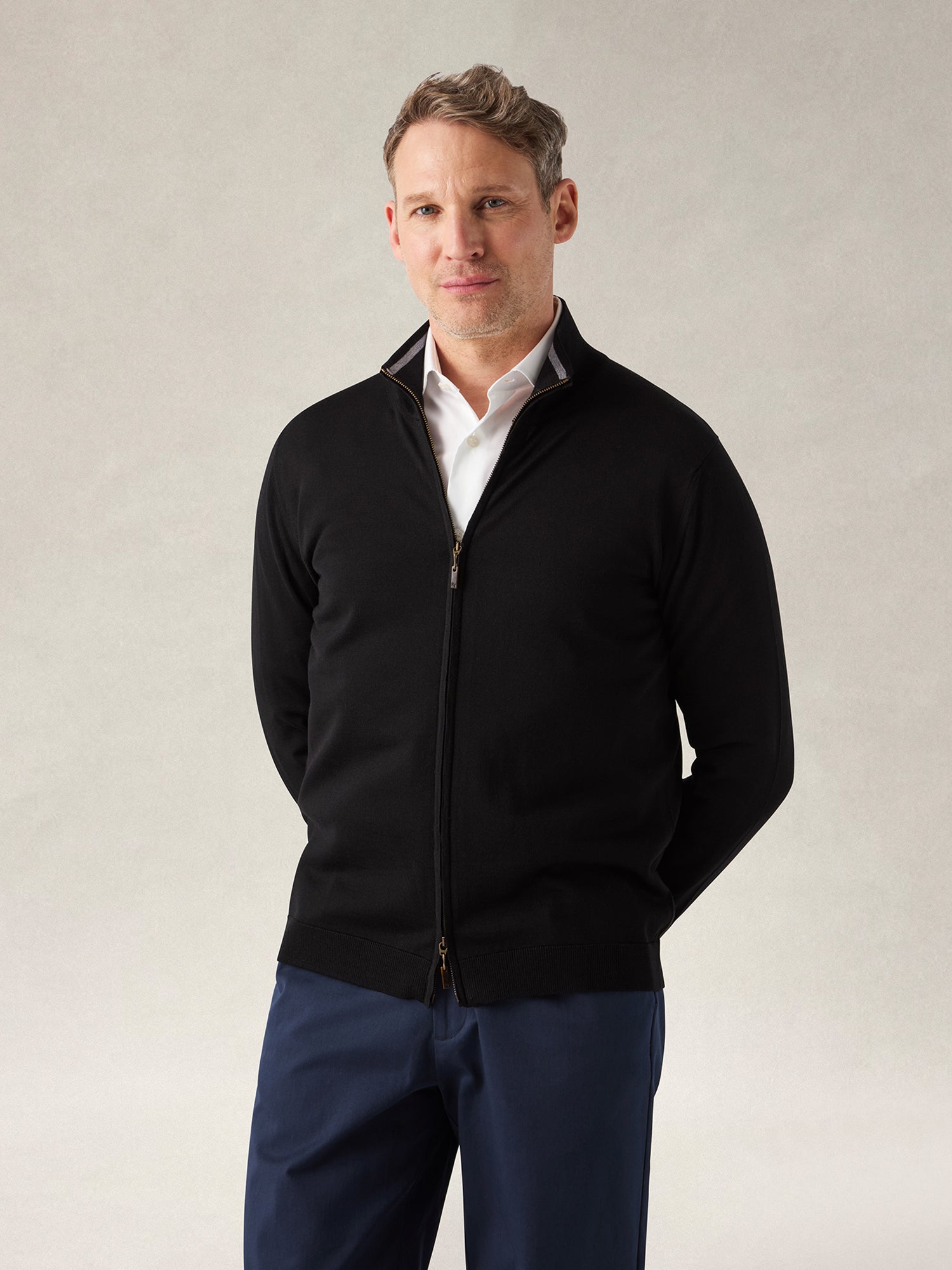 Dalton Full Zip Sweater