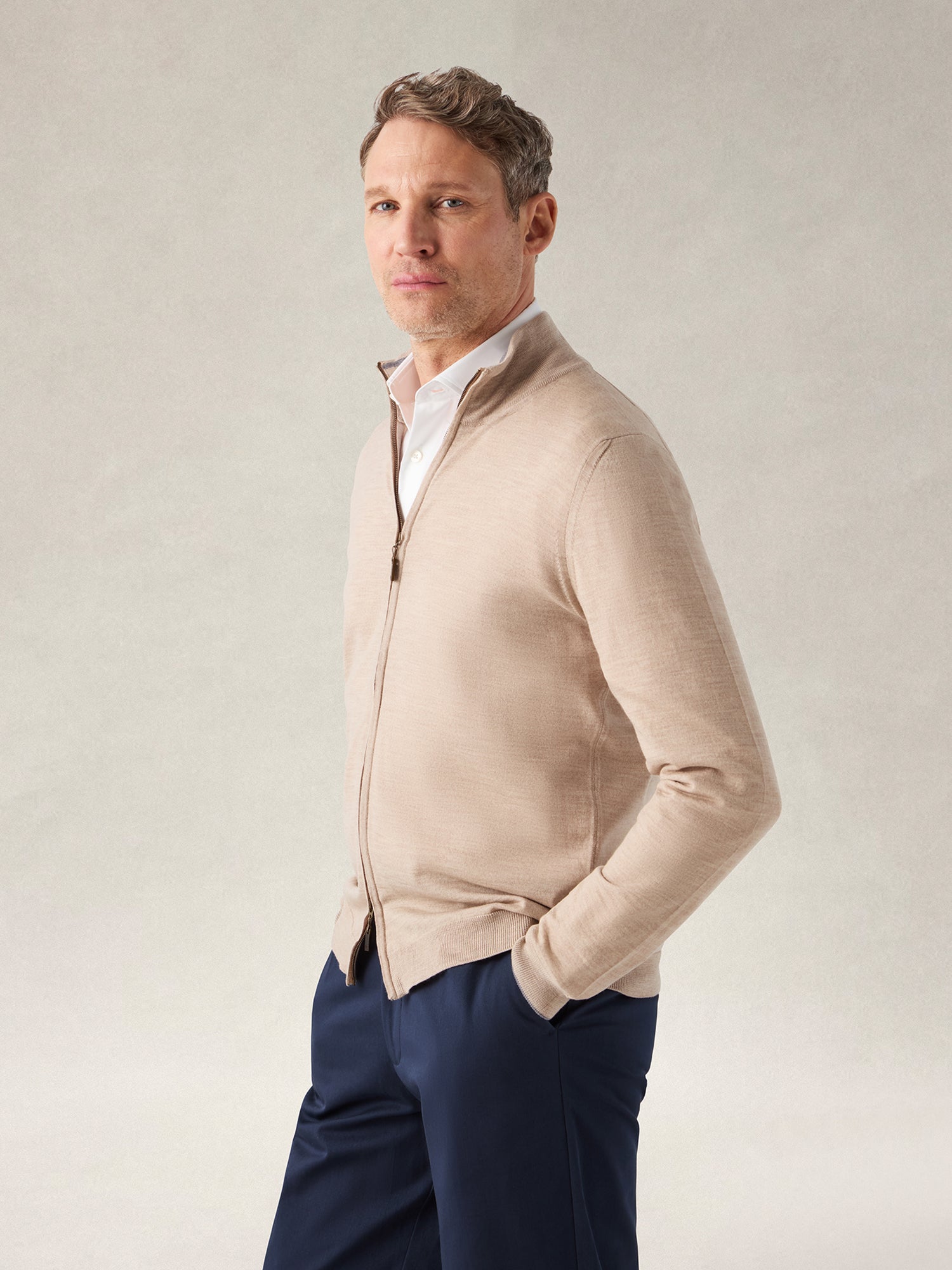 Dalton Full Zip Sweater