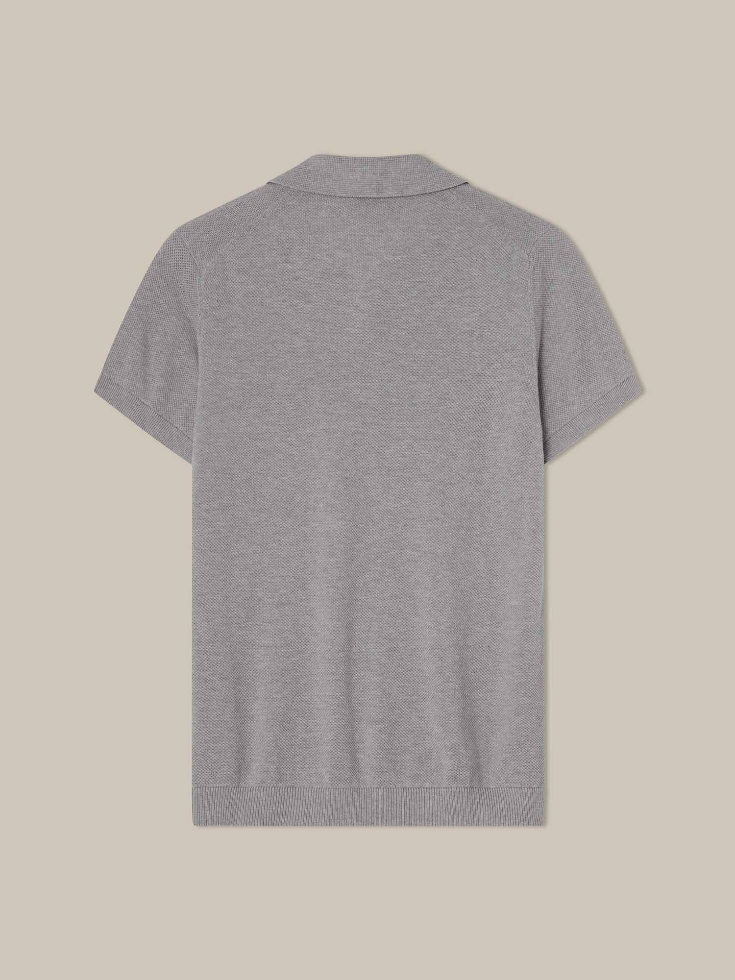 Randall Cotton Cashmere Johnny Collar Sweater