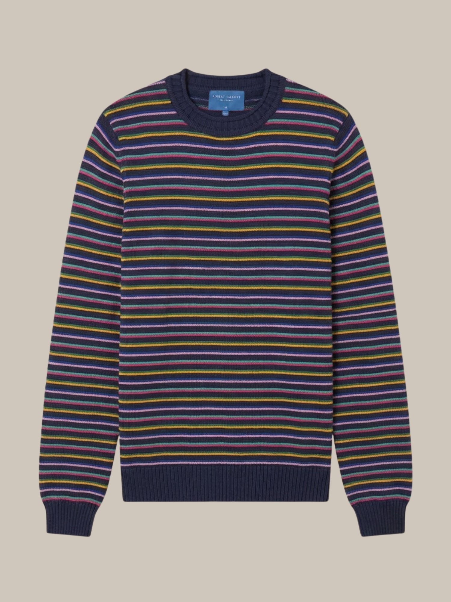 Hilton Multi Stripe Rollneck Sweater