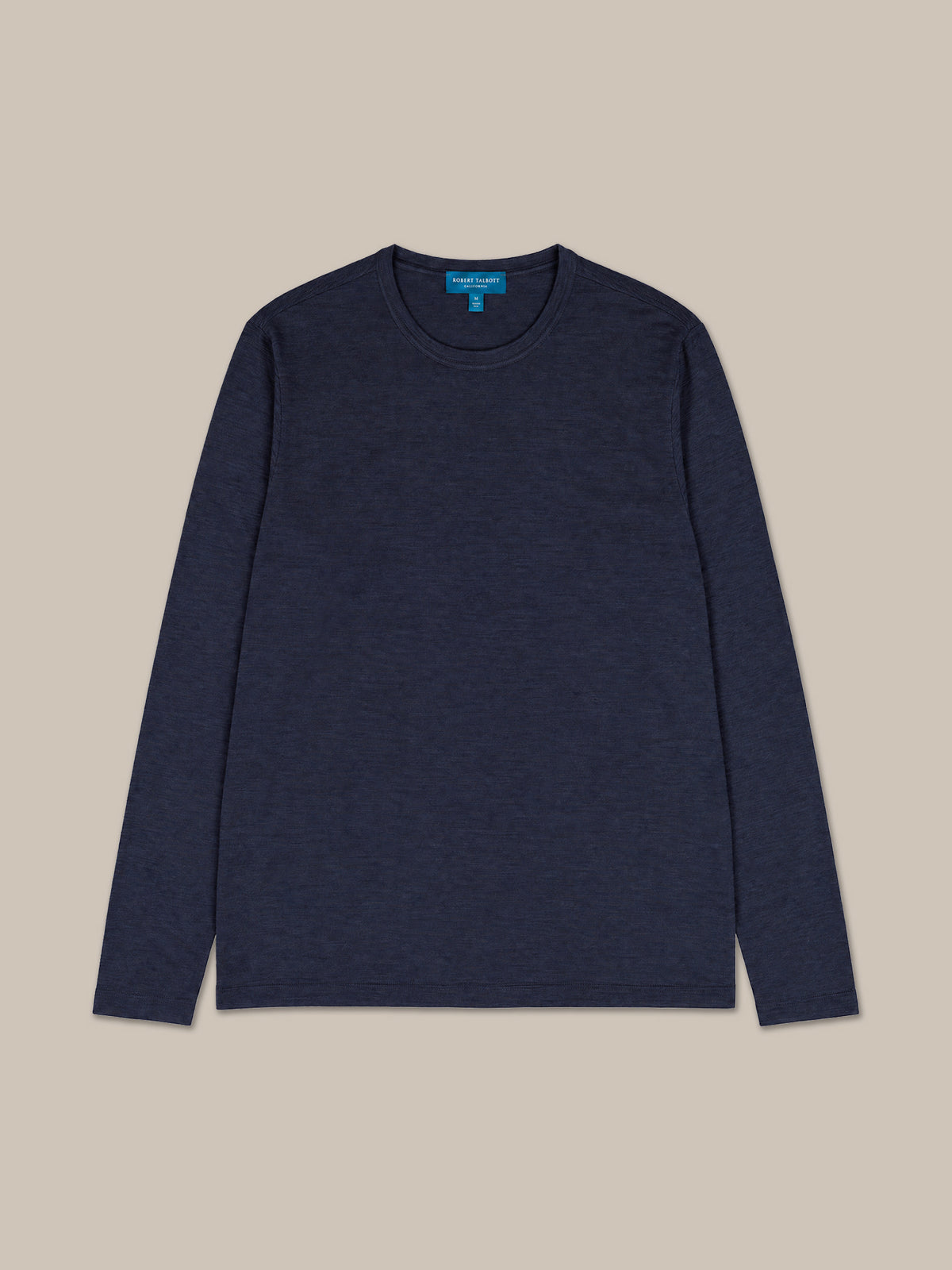 Lawrence Wool Silk Fine Gauge Jersey Long Sleeve Tee