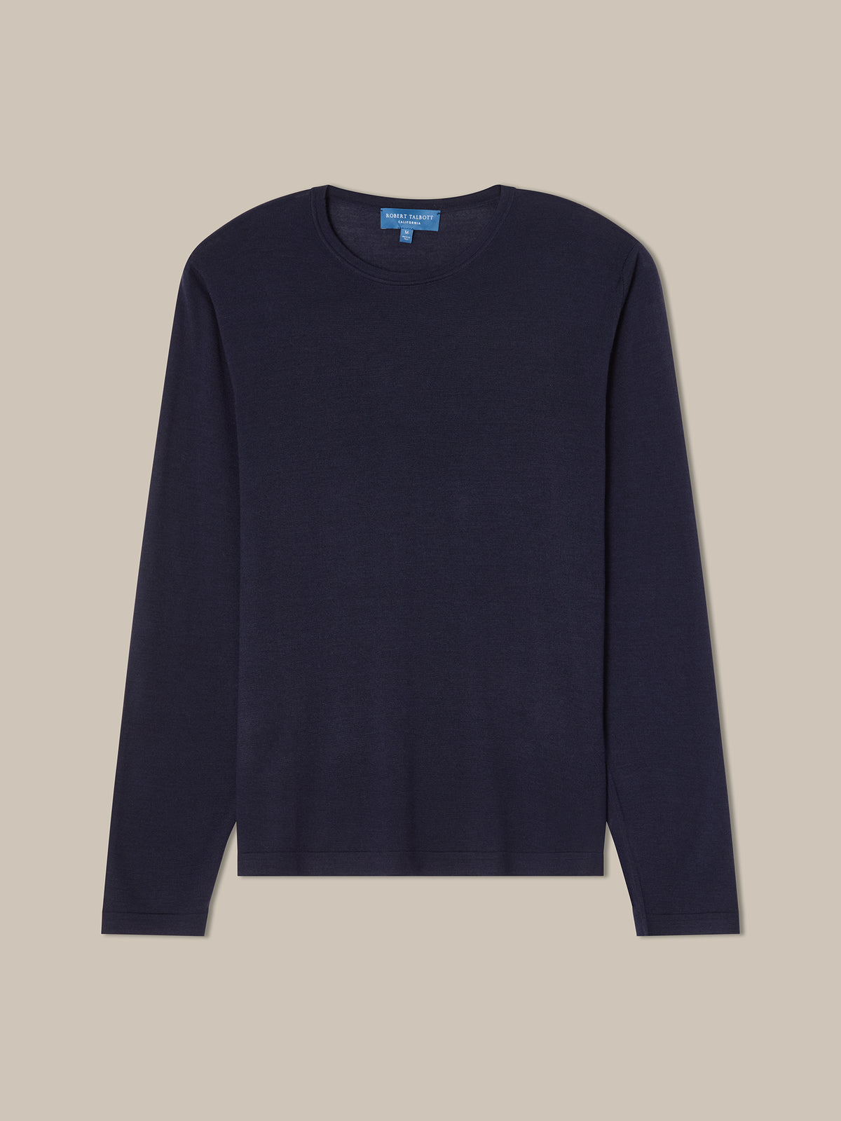 Lawrence Wool Silk Fine Gauge Jersey Long Sleeve Tee