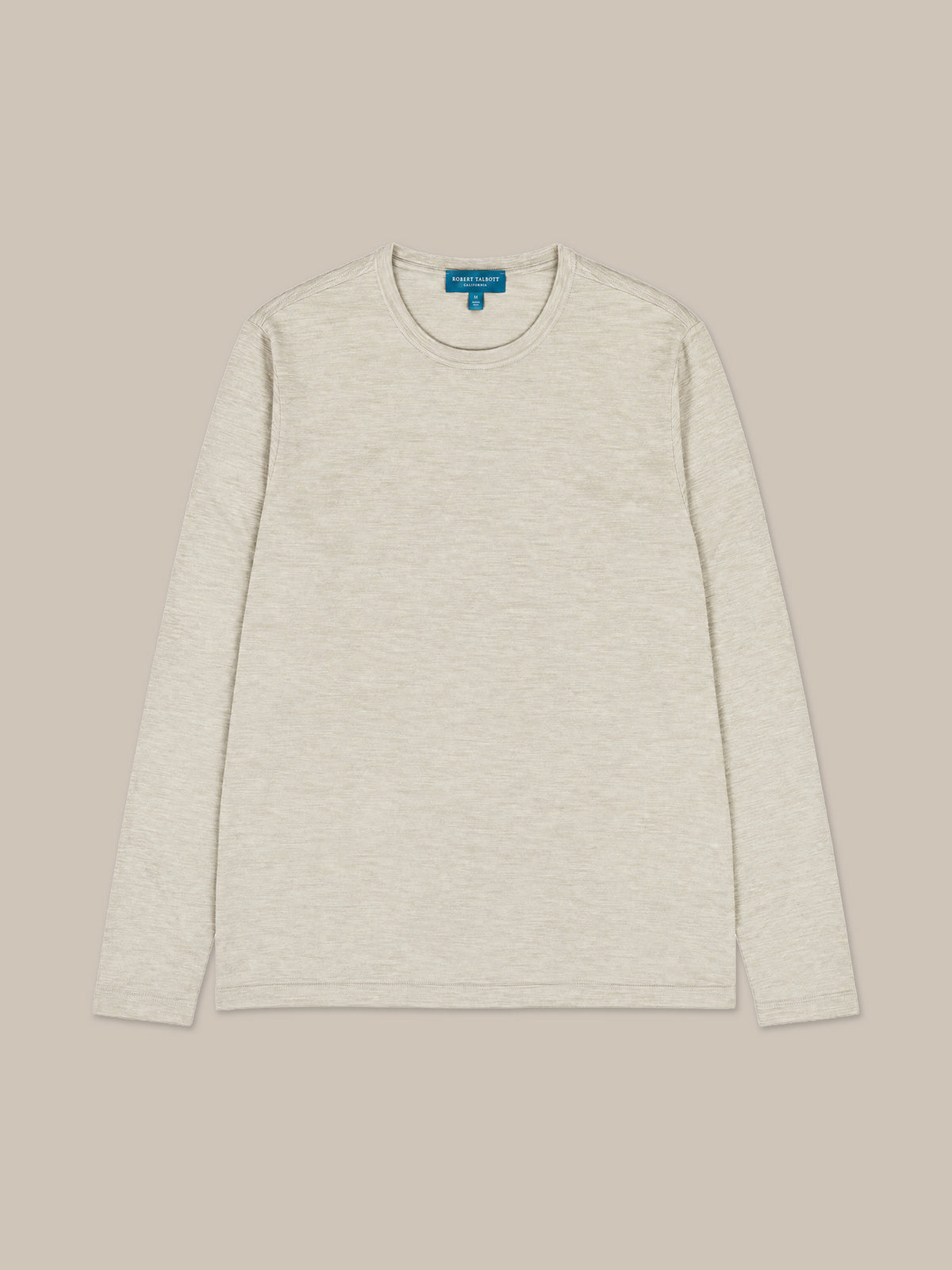 Lawrence Wool Silk Fine Gauge Jersey Long Sleeve Tee