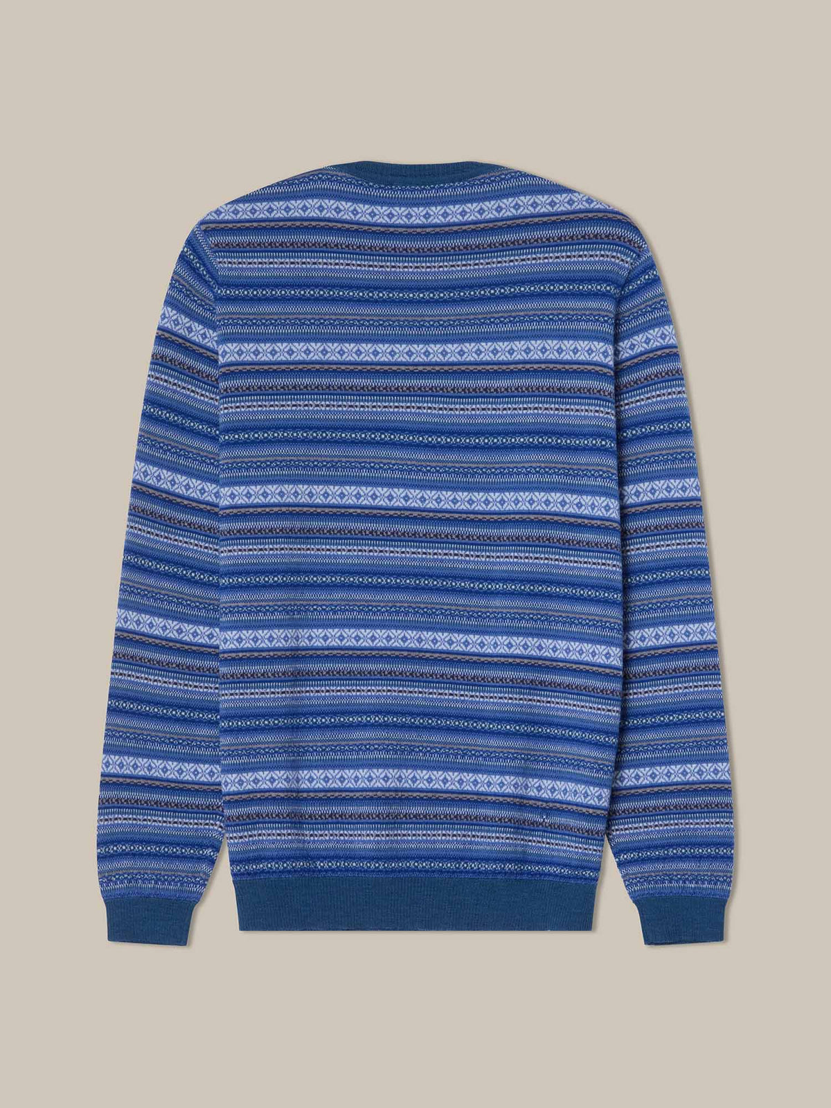 Henry Fair Isle Crewneck Sweater