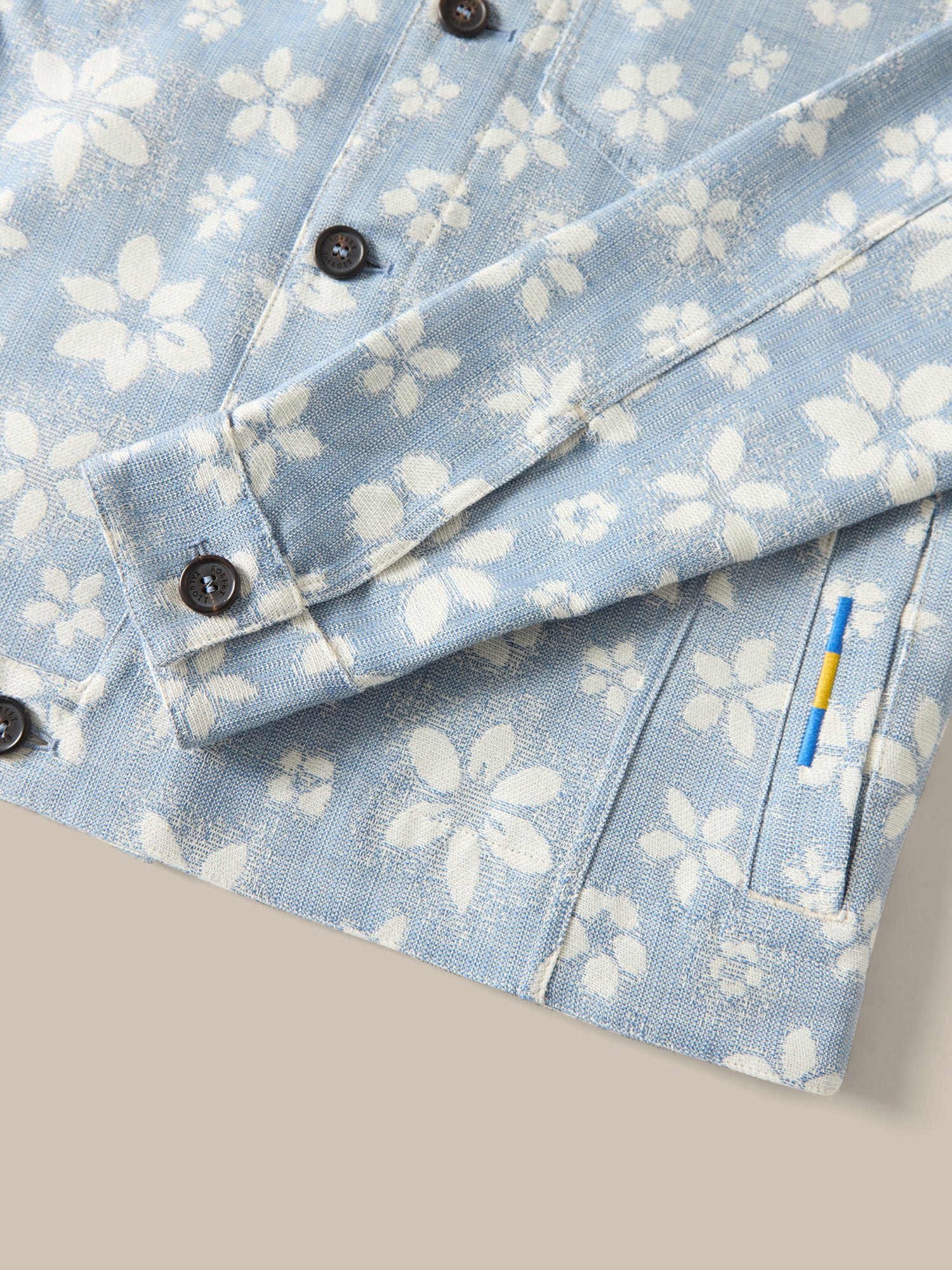 Farrell Jacket Cotton Wool Floral Jacket