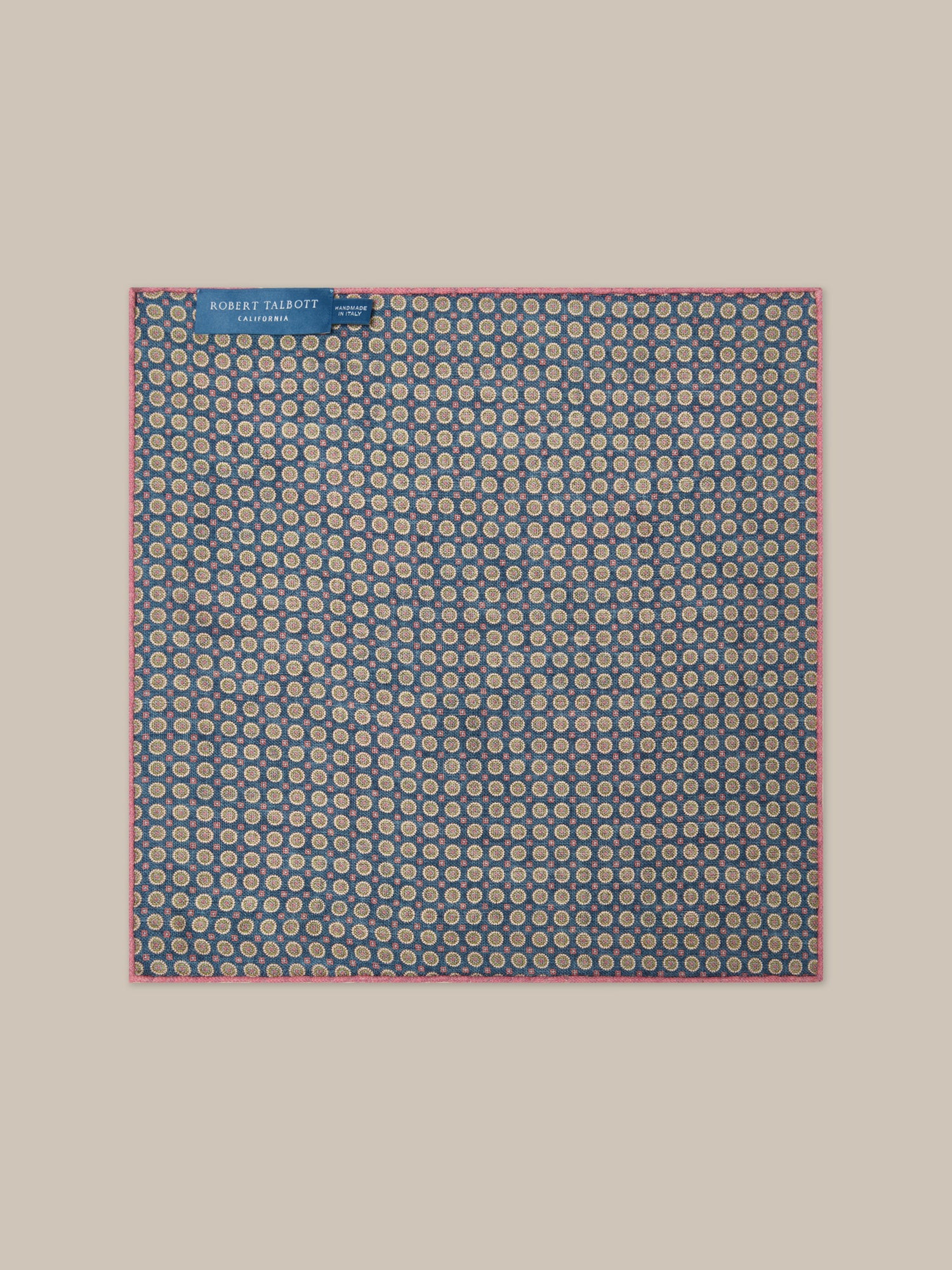 Collins Reversible Paisley Silk Pocket Square