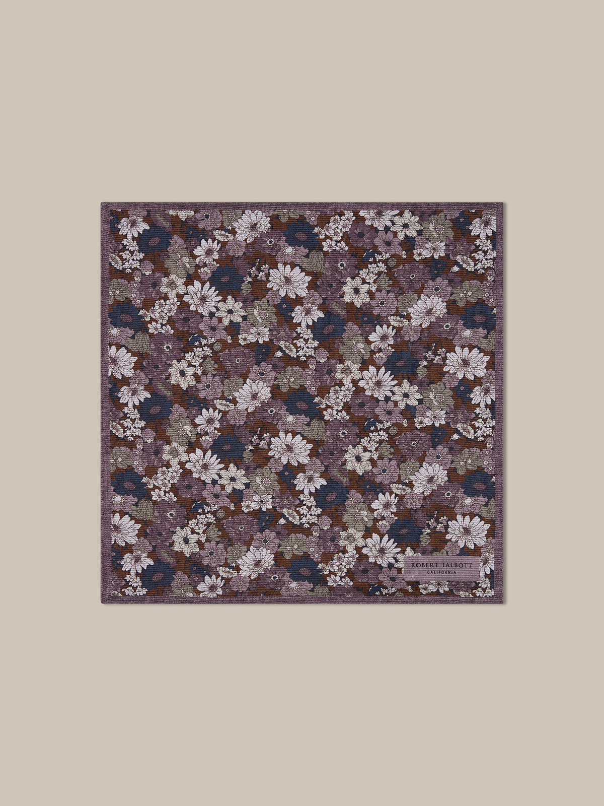 Collins Floral Double Print Pocket Square