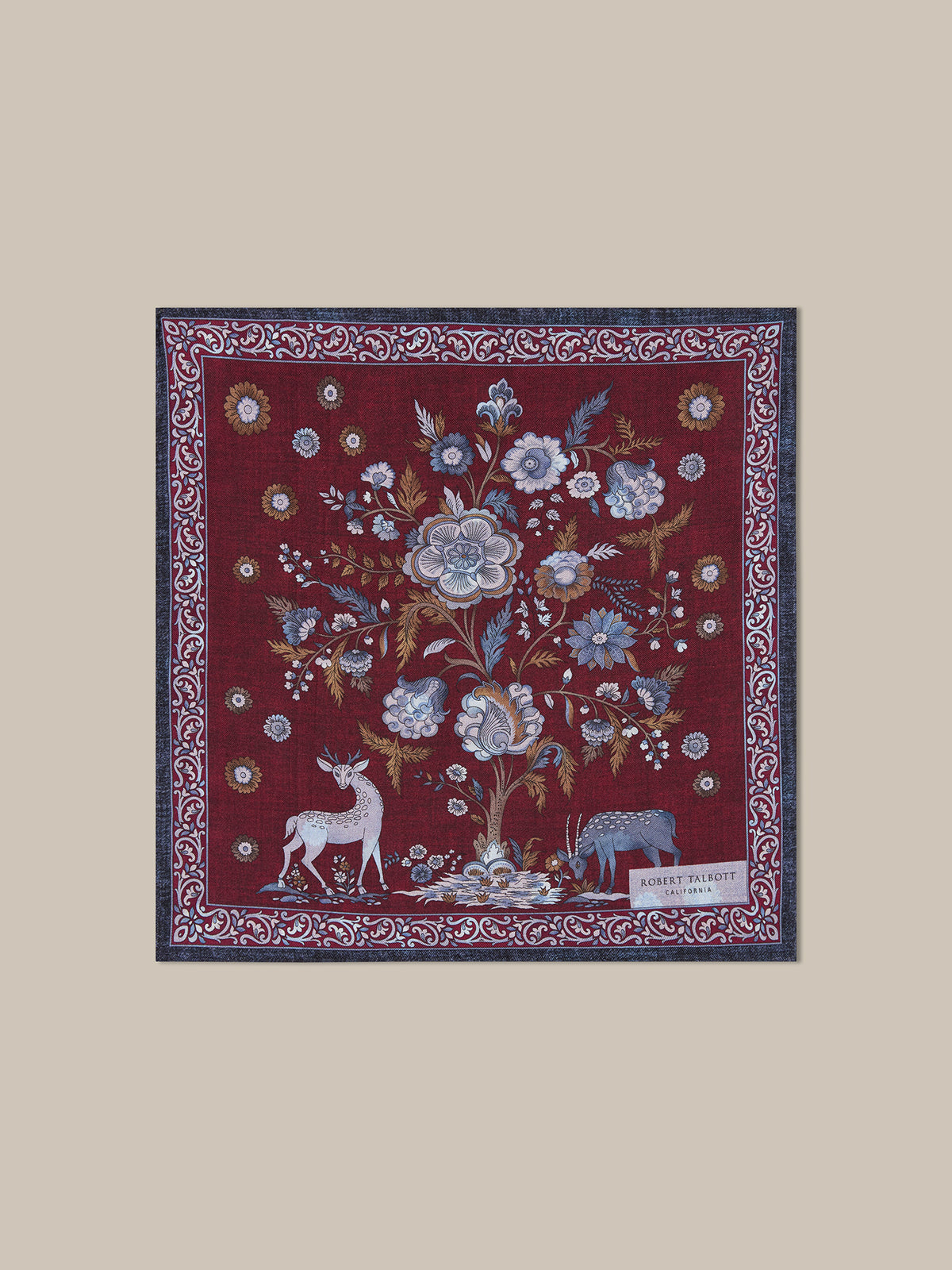 Collins Garden Double Print Pocket Square