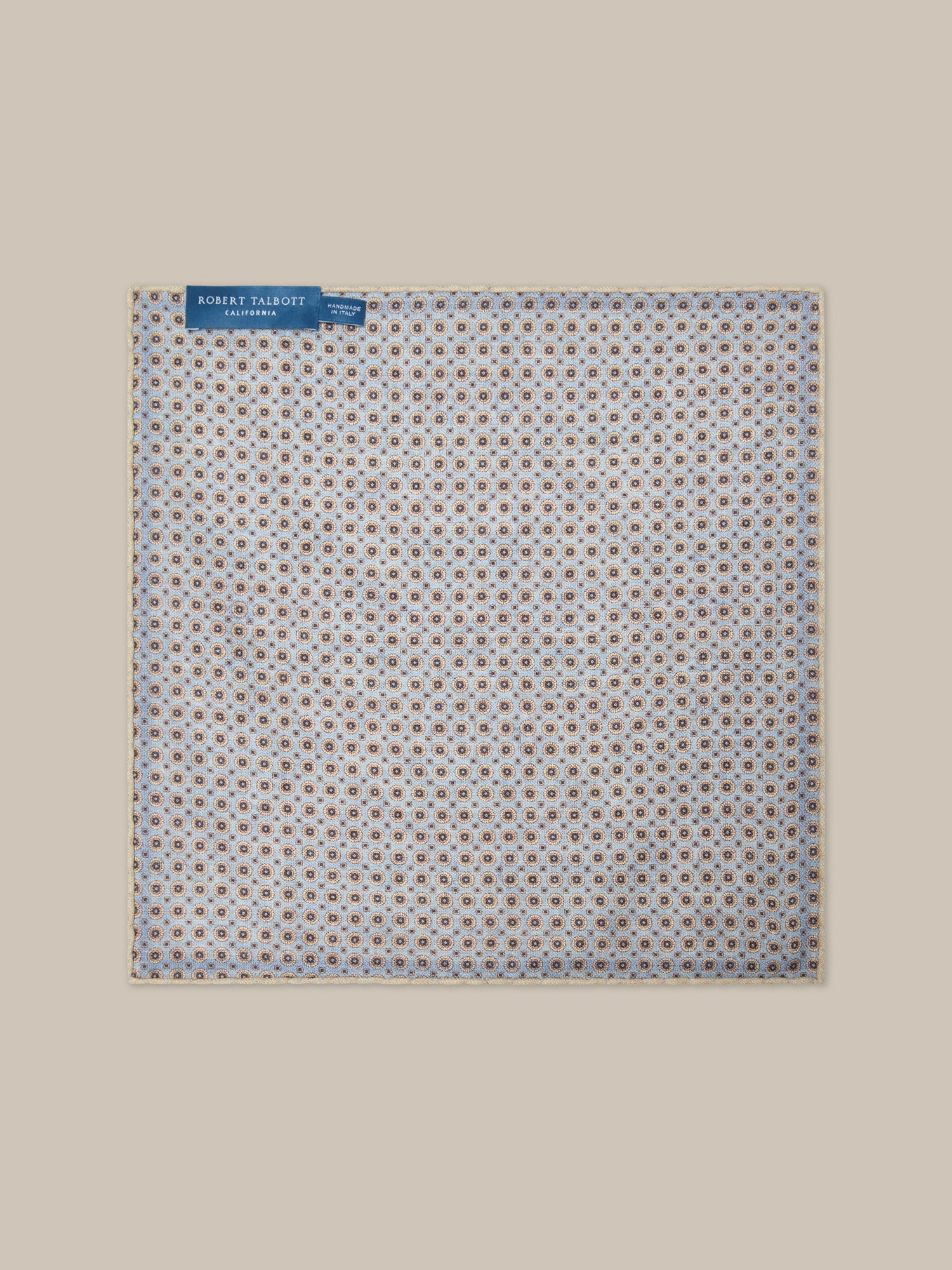 Collins Reversible Paisley Silk Pocket Square