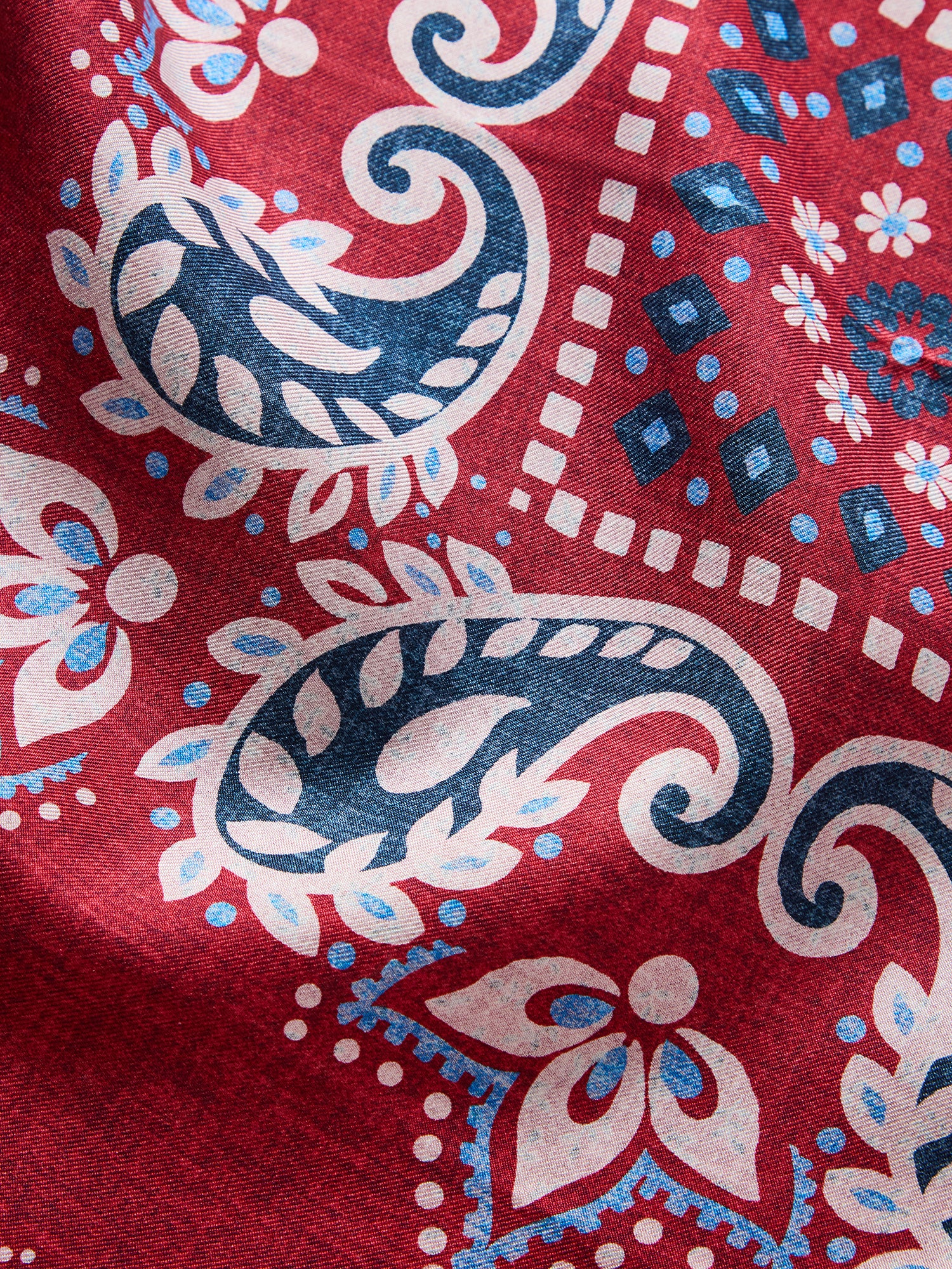 Harmon Reversible Floral Paisley Neckerchief