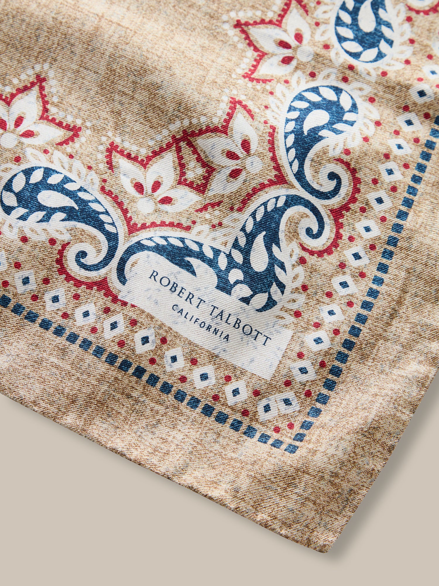 Harmon Reversible Floral Paisley Neckerchief