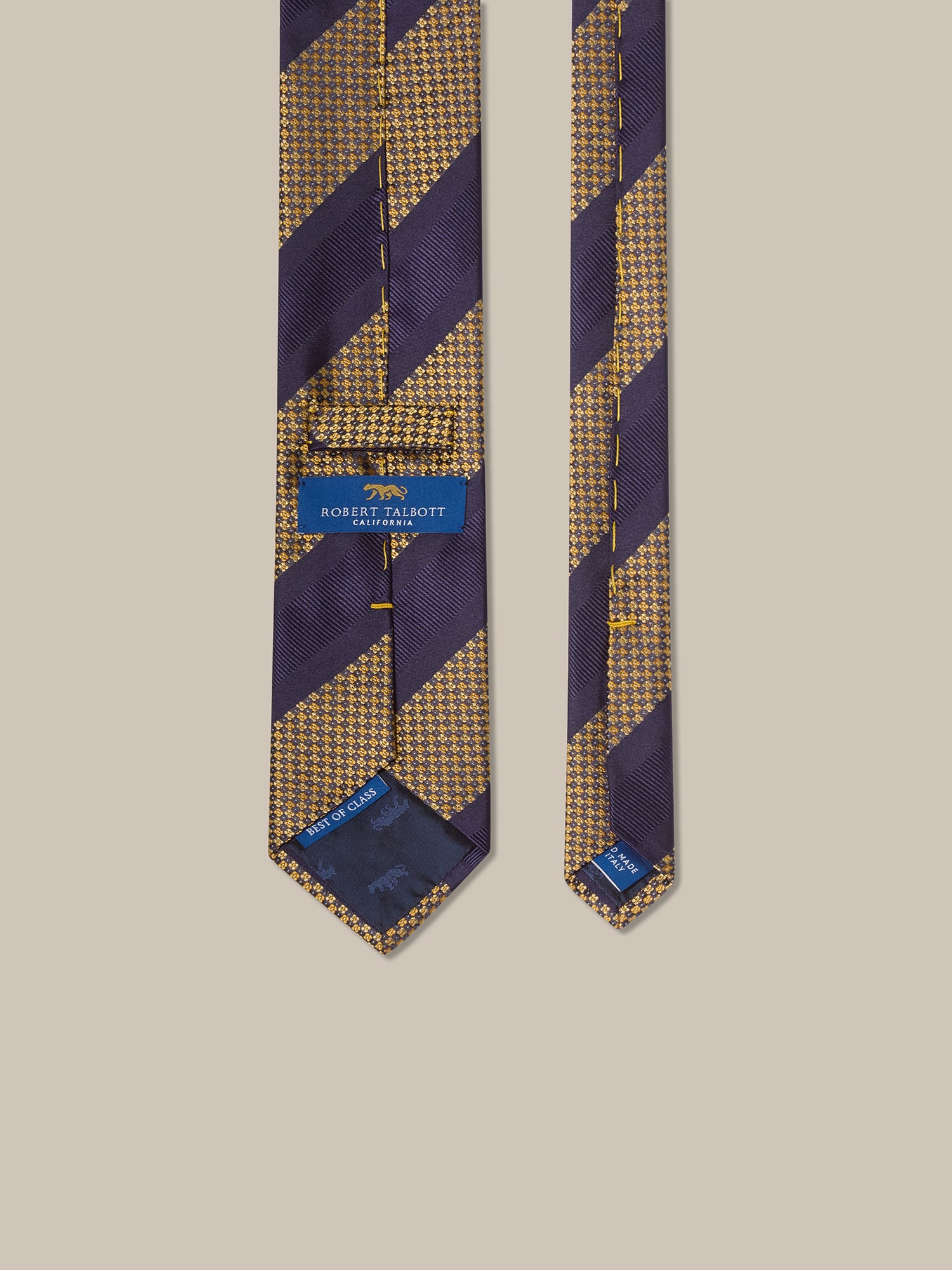 Robert Neat Repp Best of Class Necktie
